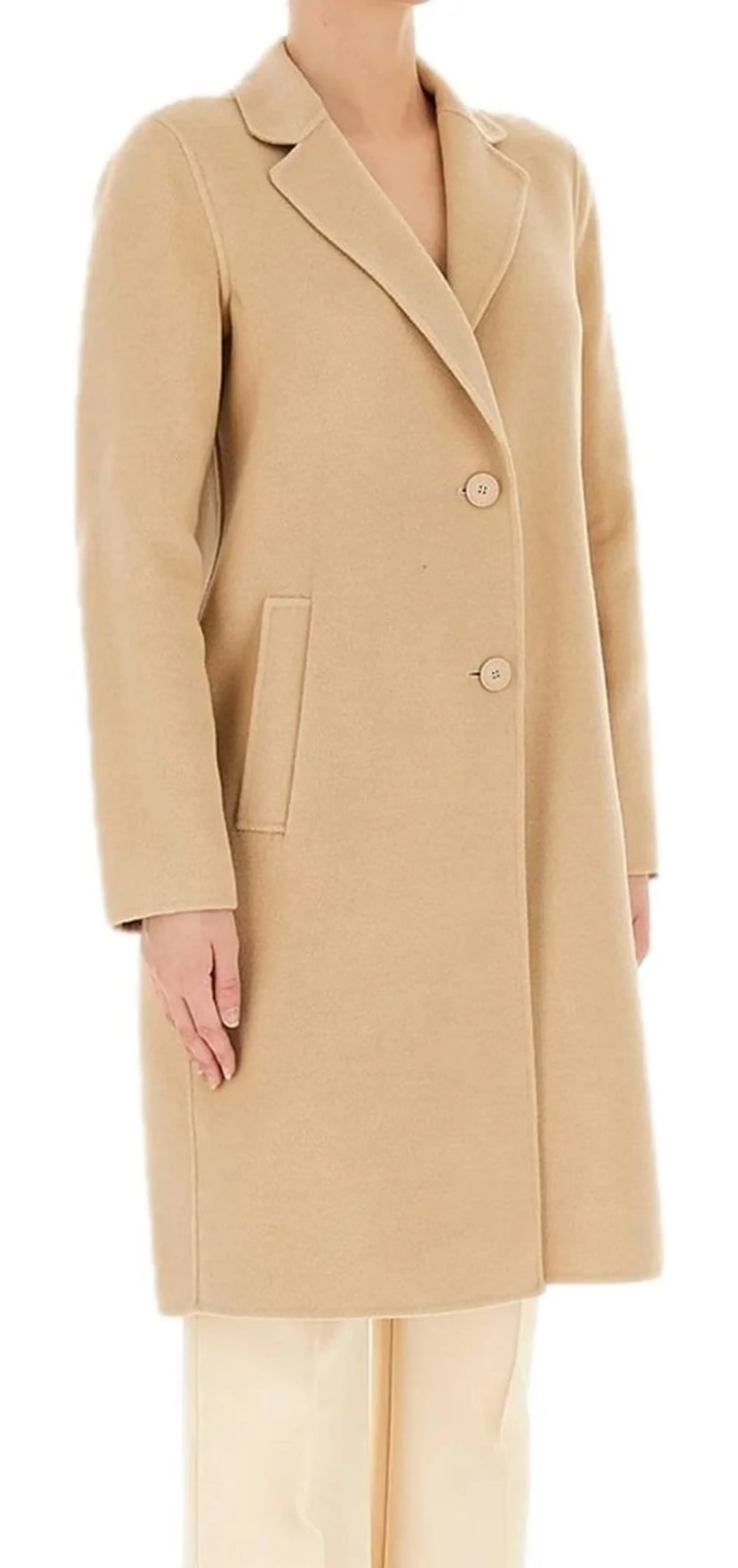 Linea Emme Marella Cappotto Frine Cammello 2525016021 166856