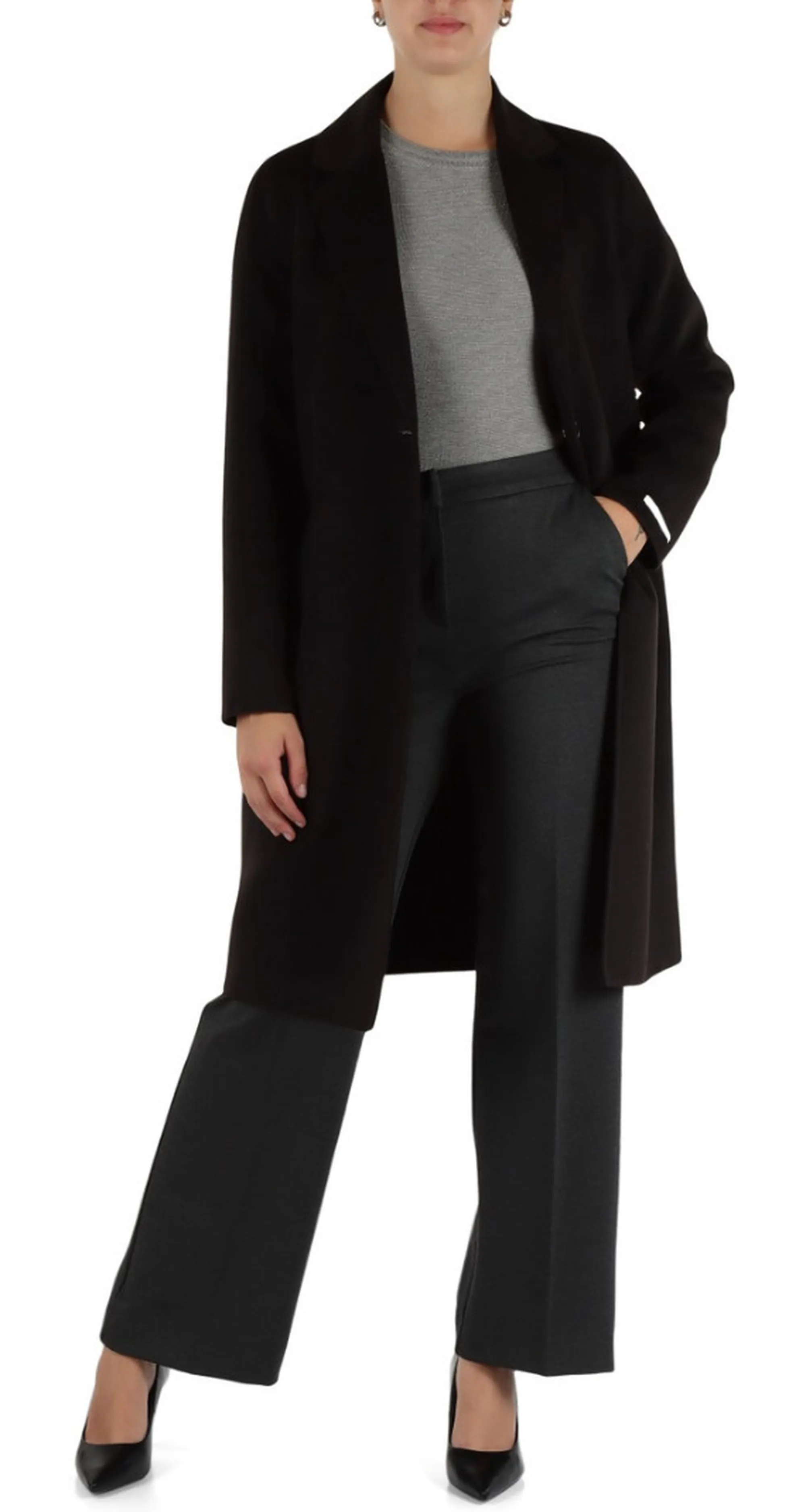 Linea Emme Marella Cappotto Frine Nero 2525016021 166859