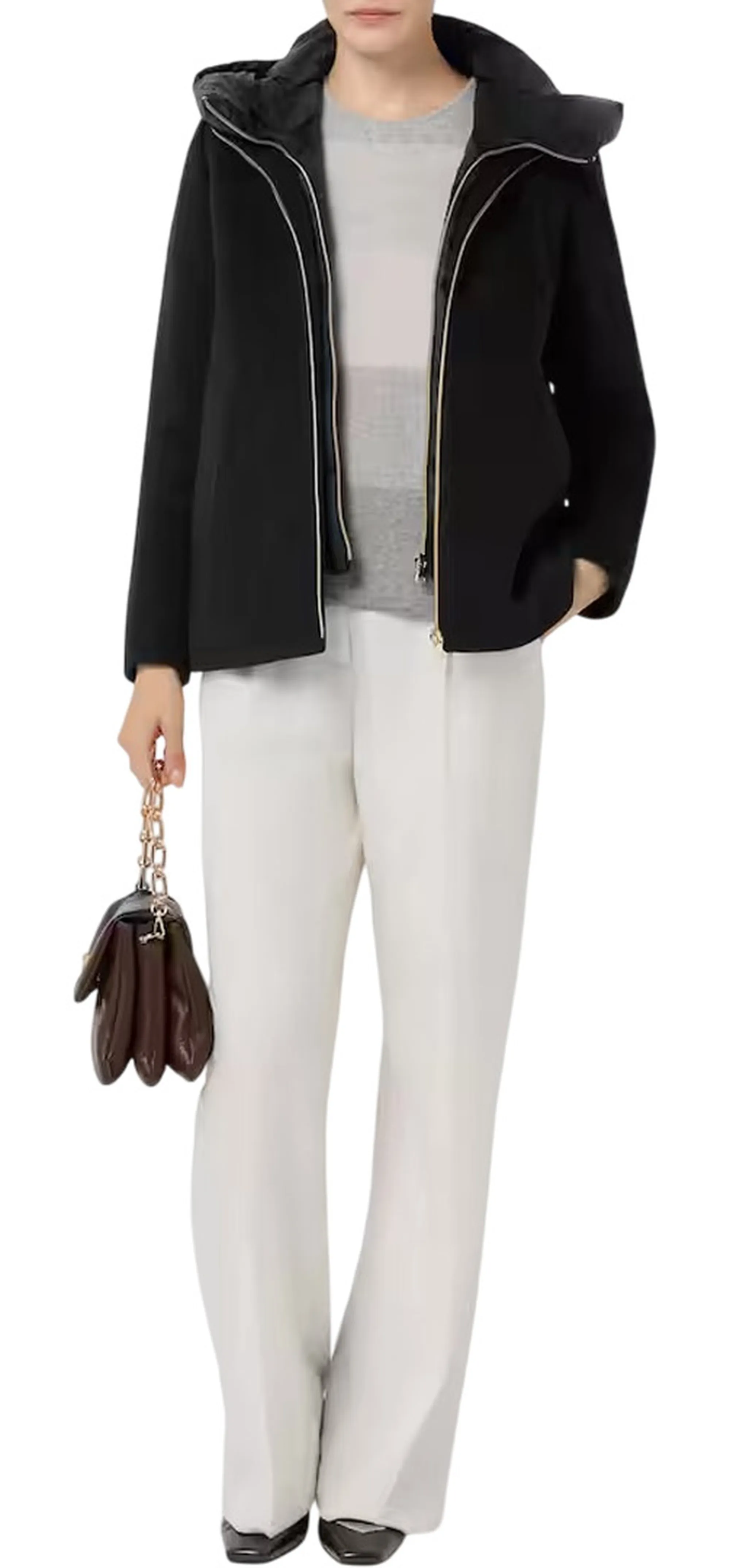 Linea Emme Marella Cappotto Sorriso Nero 2525486182 166939