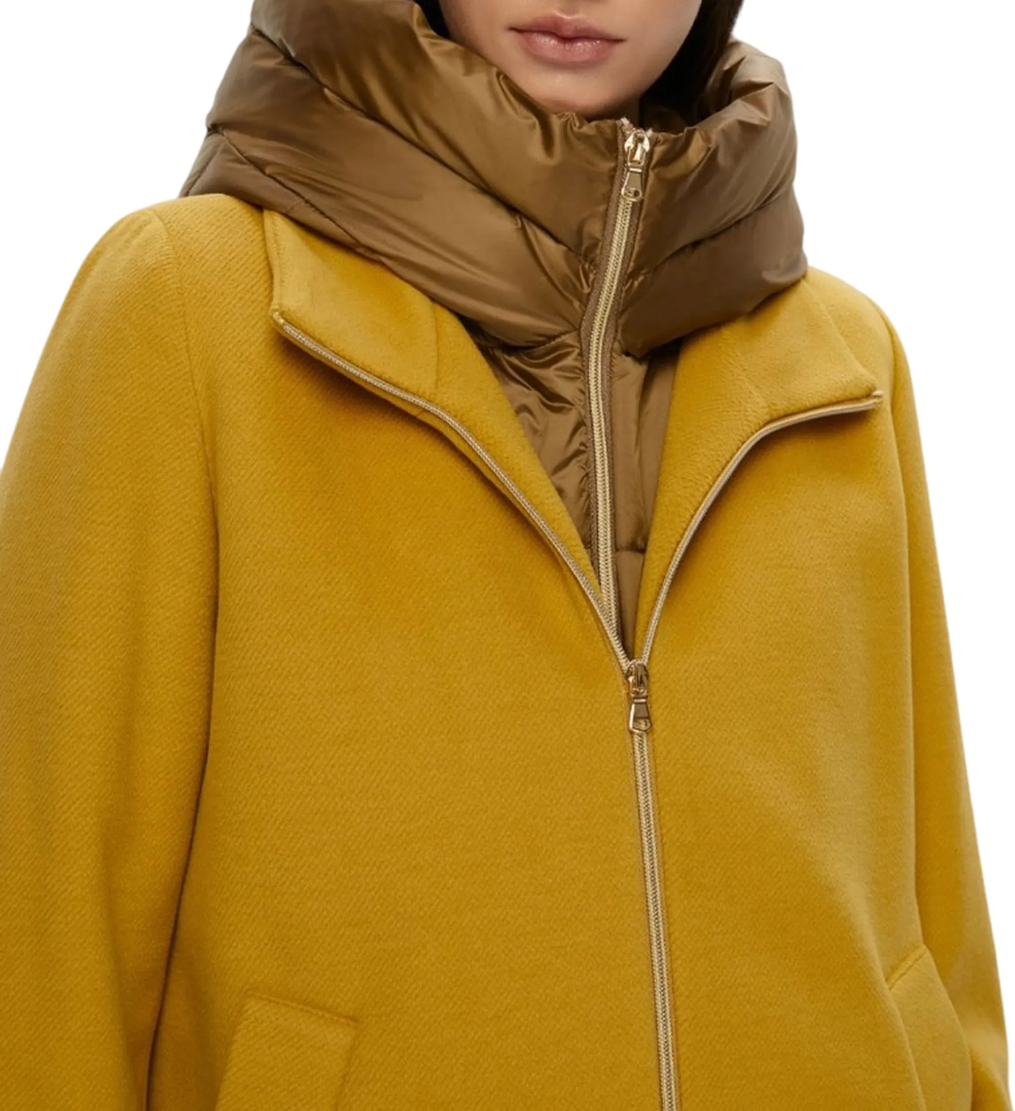 Linea Emme Marella Cappotto Sorriso Ocra 2525486182 165362