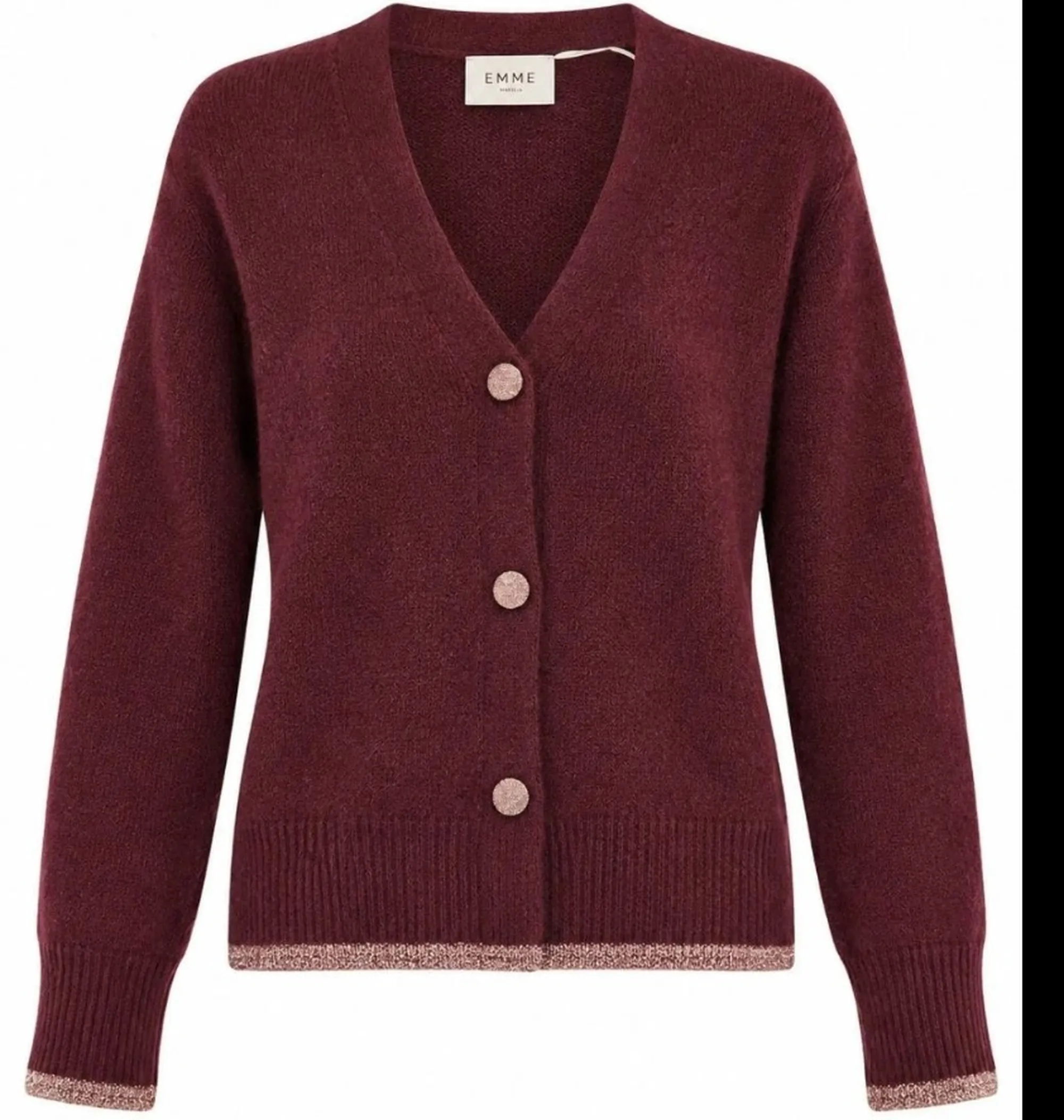 Linea Emme Marella B'Cardigan Emmelisir ' Bordeaux 2625346062 198357
