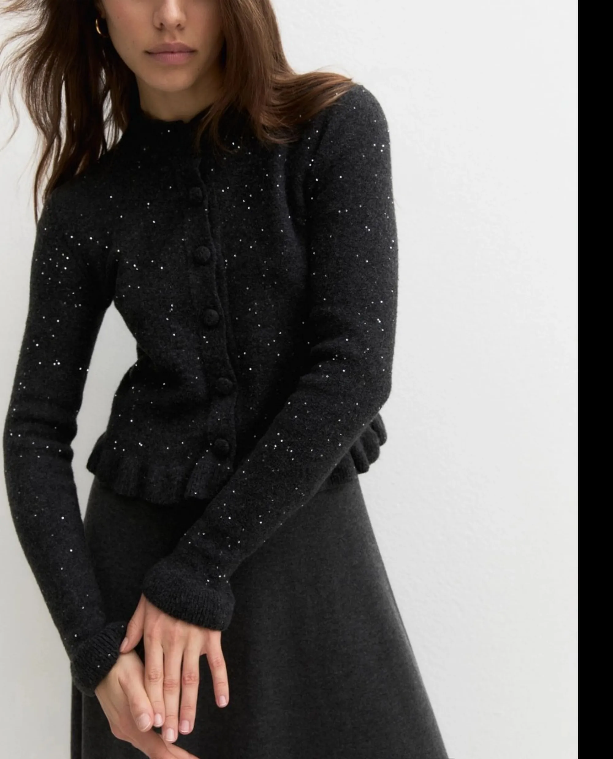 Linea Emme Marella B'Cardigan Emmstrano ' Dark Gray 2625346022 198354