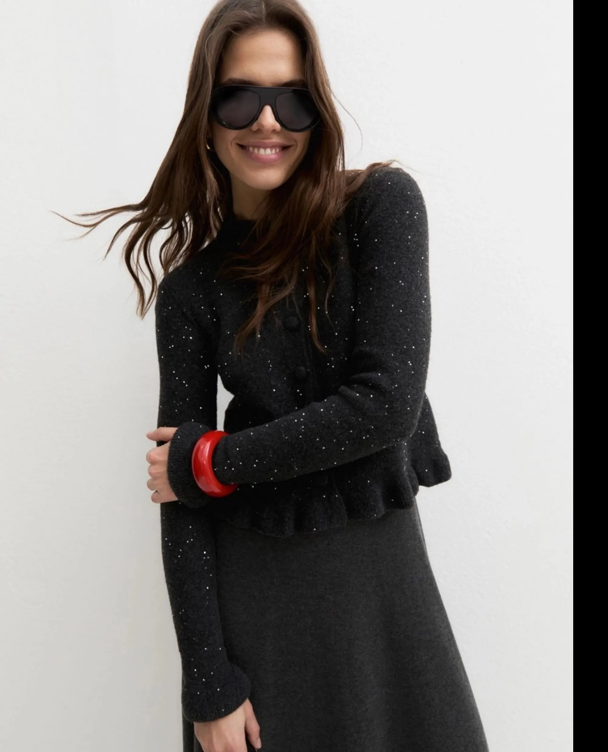 Linea Emme Marella B'Cardigan Emmstrano ' Dark Gray 2625346022 198355