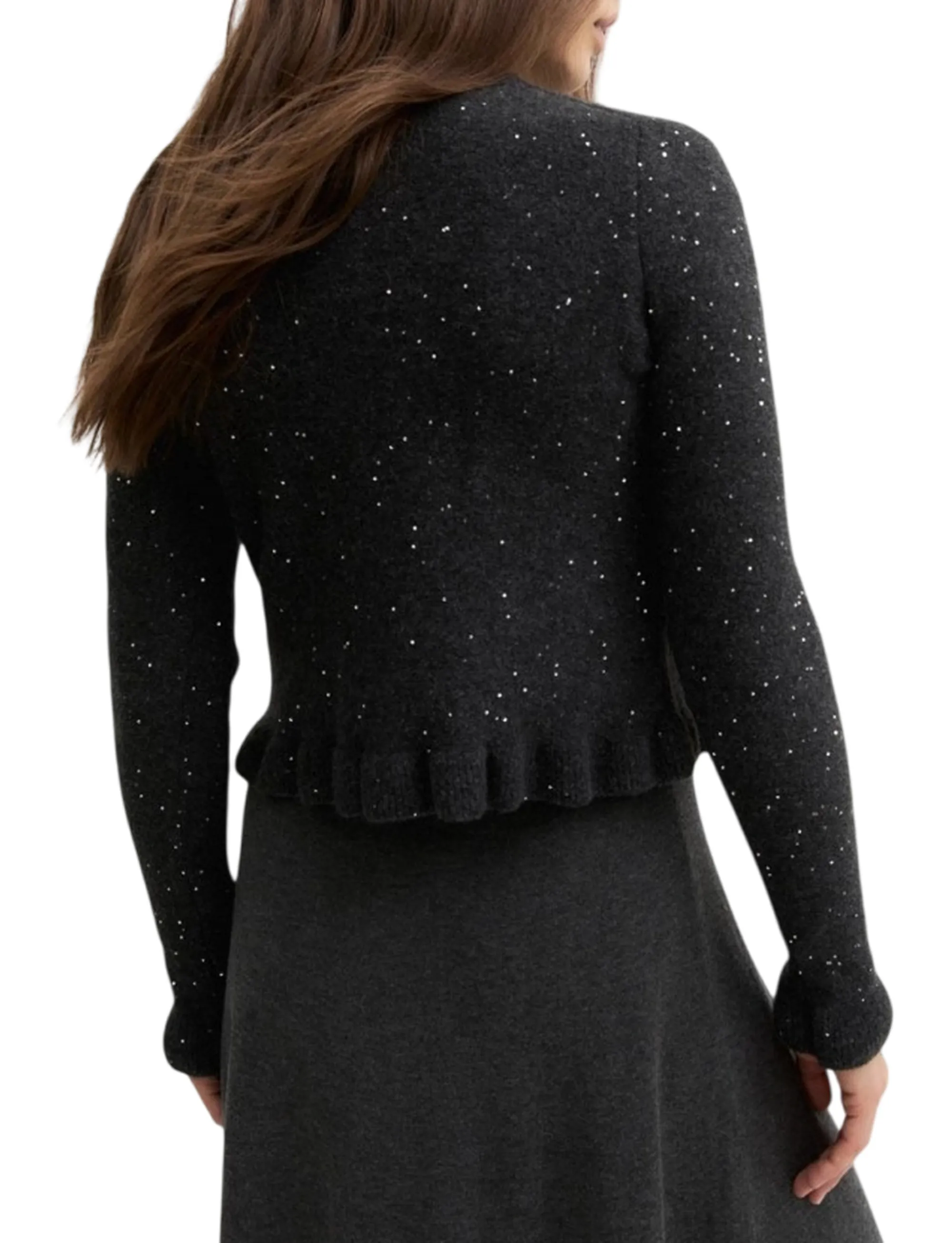Linea Emme Marella Cardigan Emmstrano Grigio Scuro 2625346022 199187