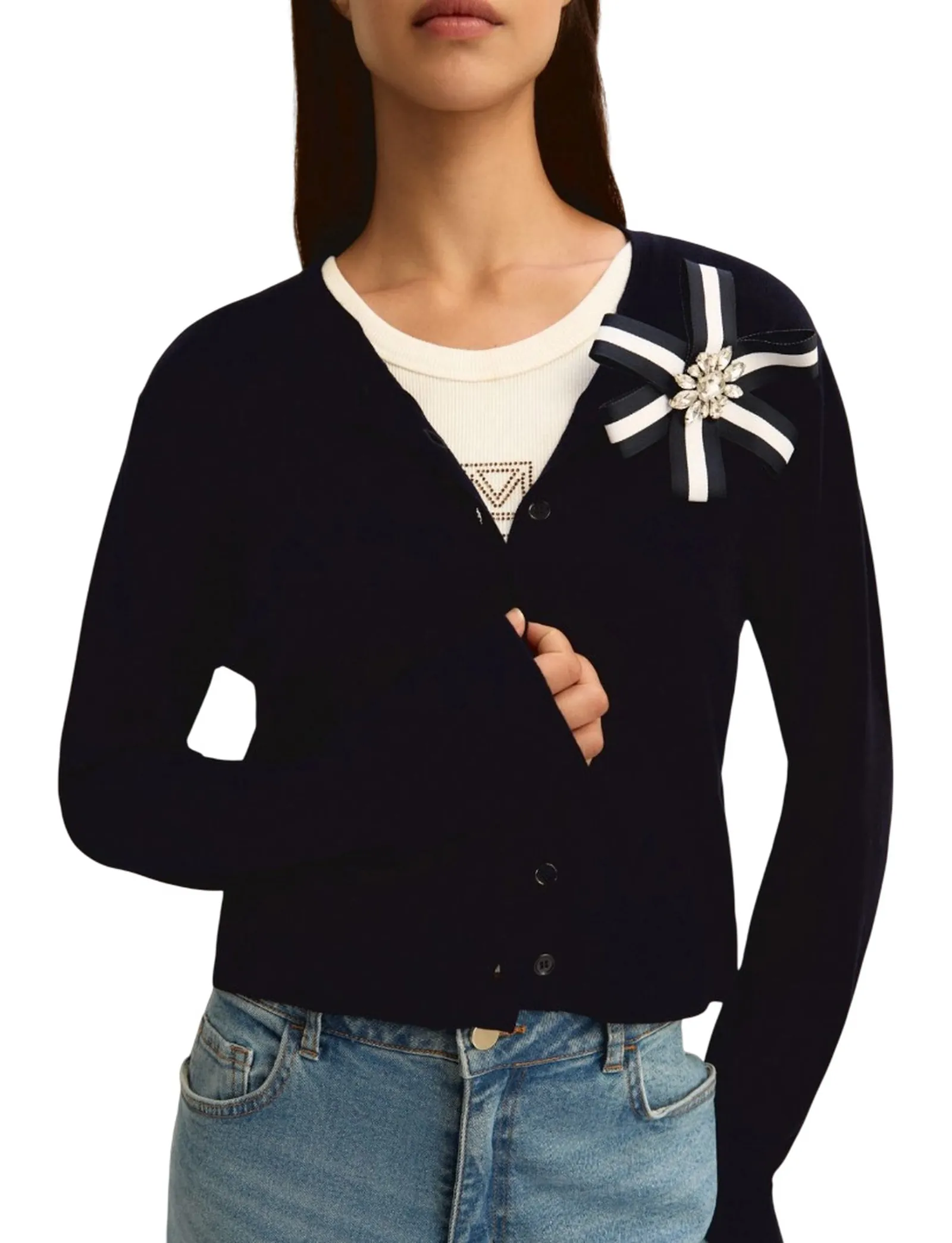 Linea Emme Marella Cardigan Emmvicario Blu 2615341031 177159