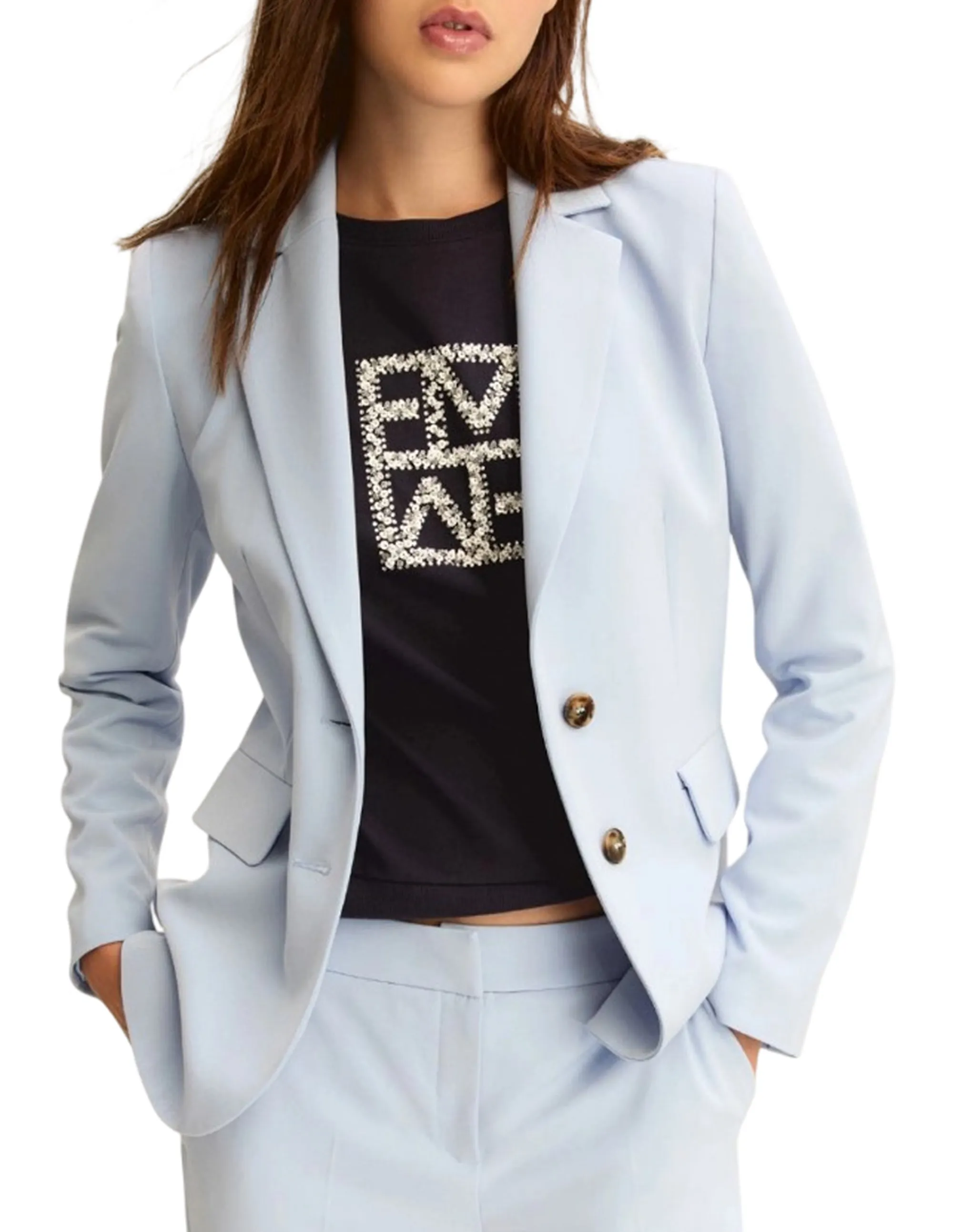 Linea Emme Marella B'Emmfarnese Jacket1 ' Sky Blue 2615041231 177277