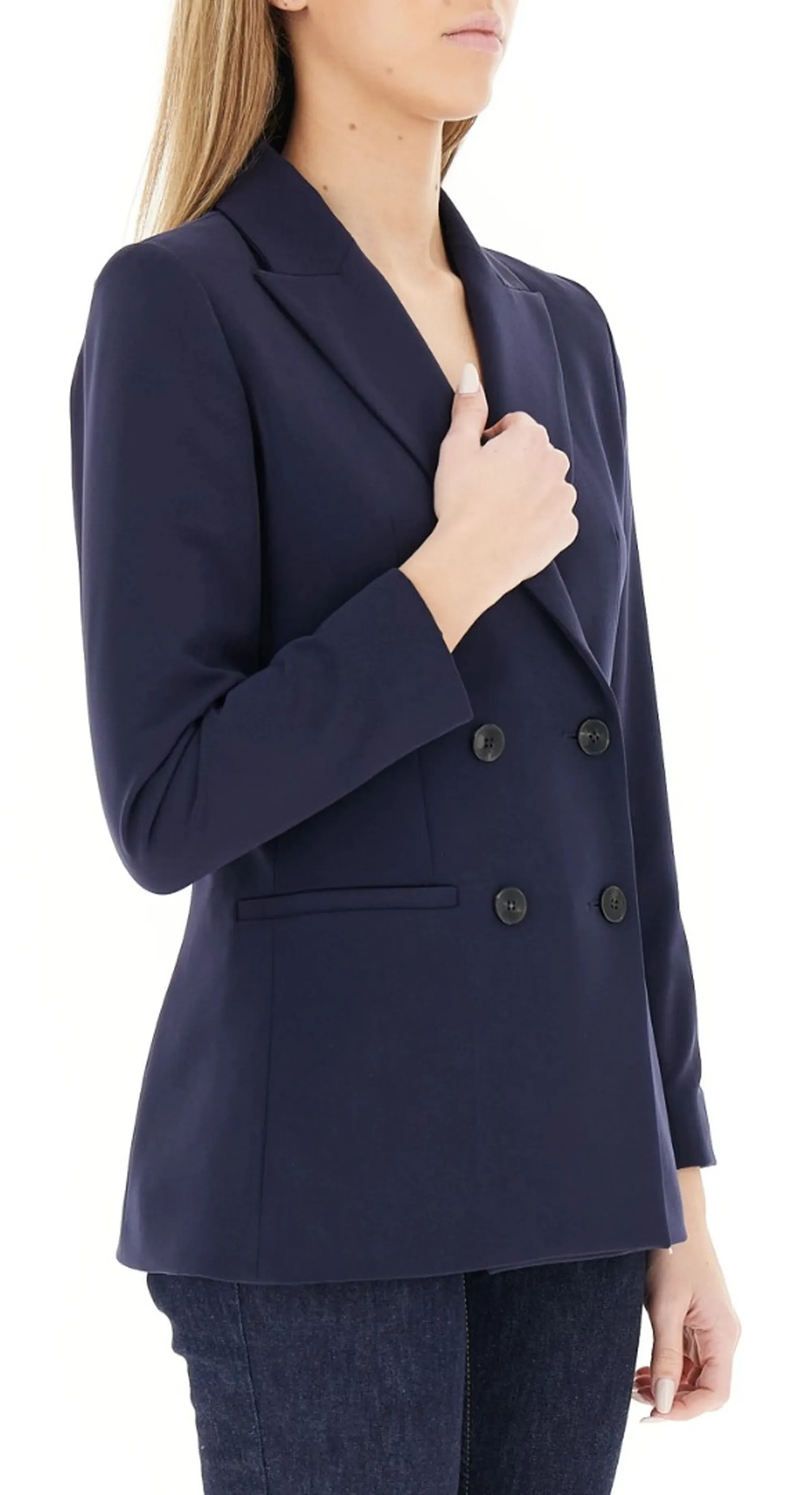 Linea Emme Marella Giacca Emmkaki1 Blu 2615041241 174895