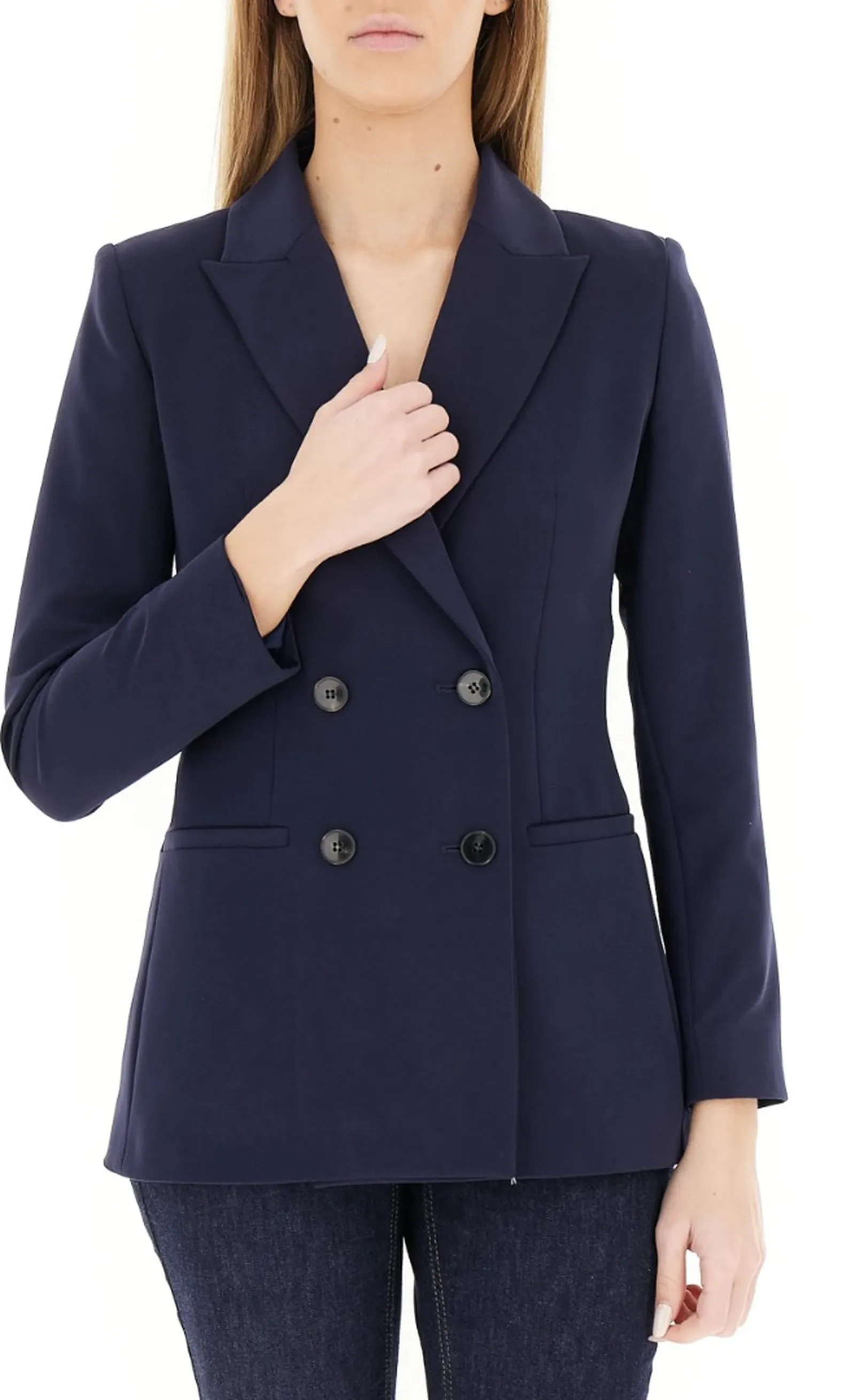 Linea Emme Marella Giacca Emmkaki1 Blu 2615041241 174896