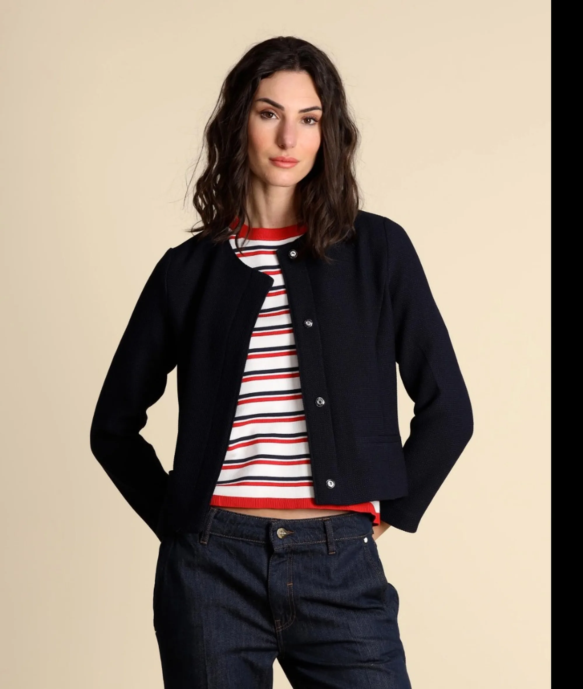 Linea Emme Marella Giacca Emmmoli Blu 2615041061 174838