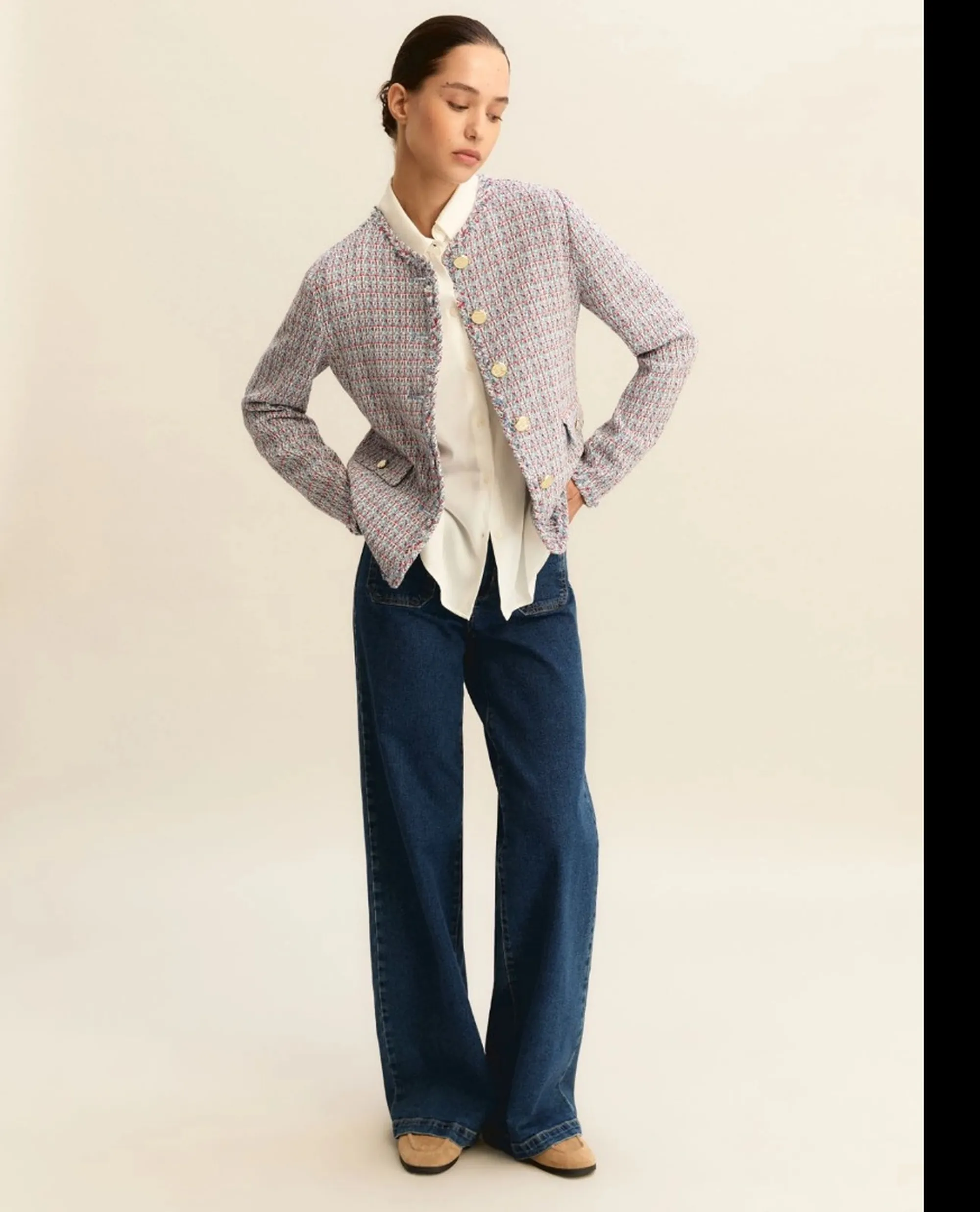 Linea Emme Marella Giacca Emmribes Azzurro 2615041081 174841