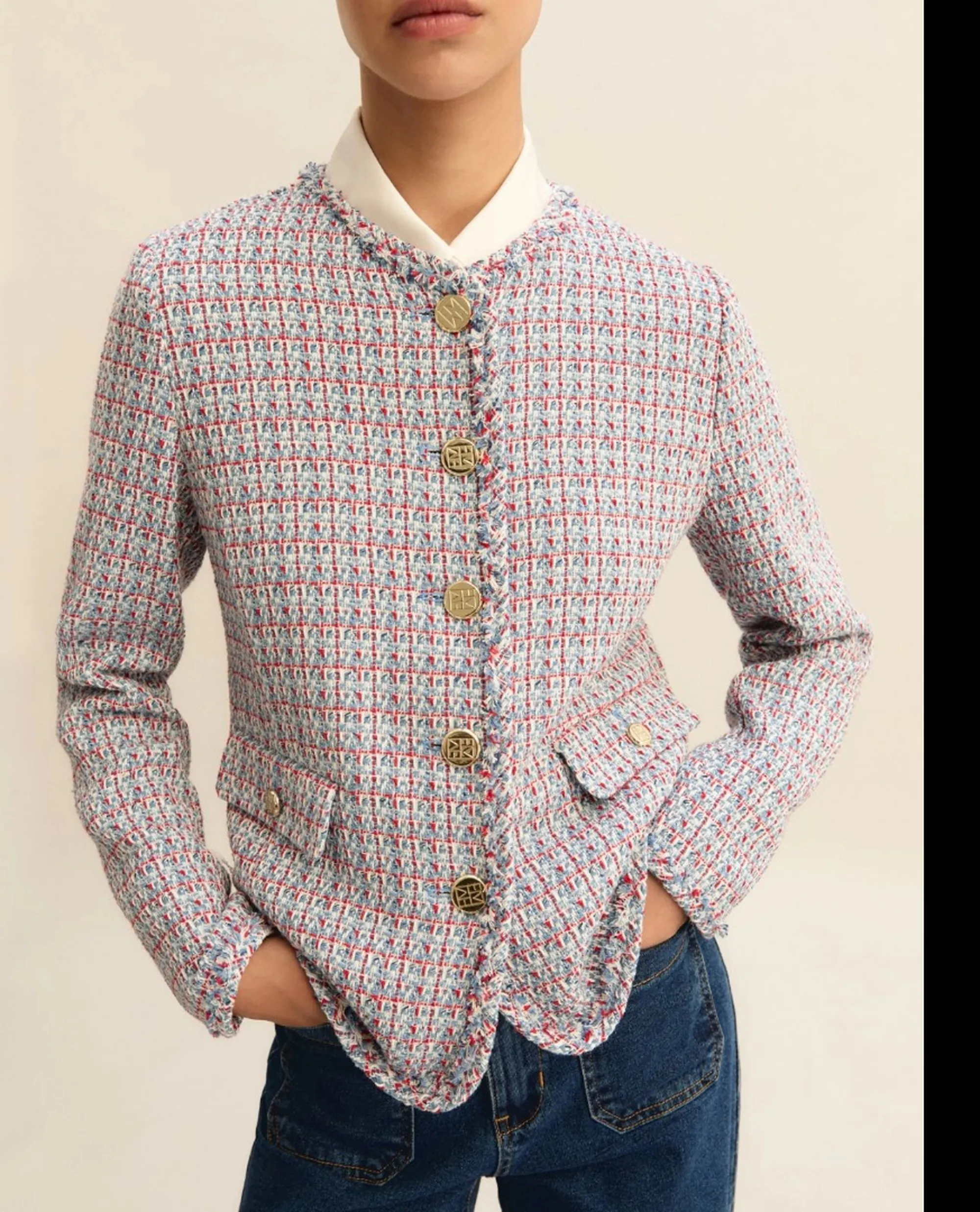 Linea Emme Marella Giacca Emmribes Azzurro 2615041081 174843