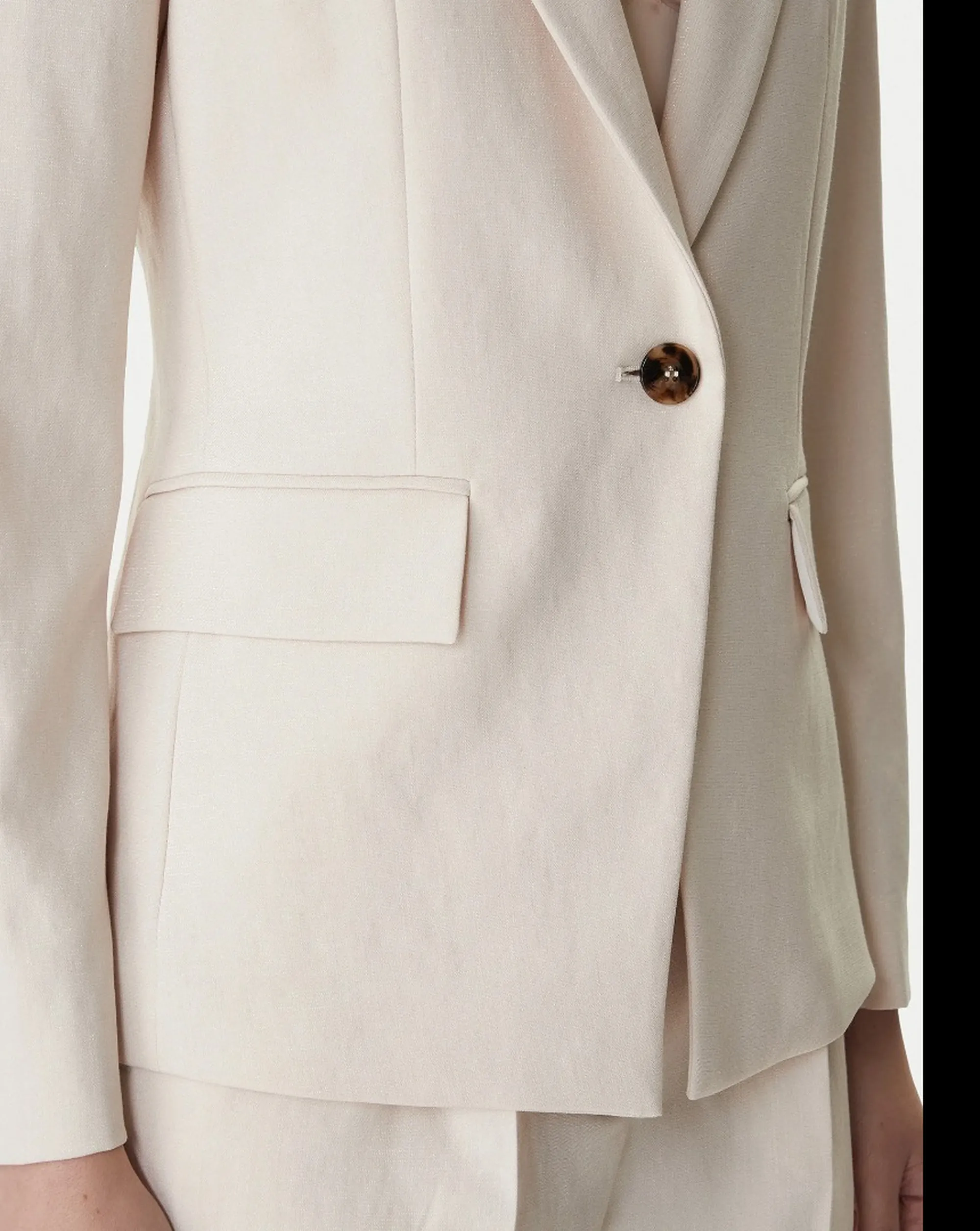 Linea Emme Marella Giacca Emmslogan1 Ecru 2615041211 174863