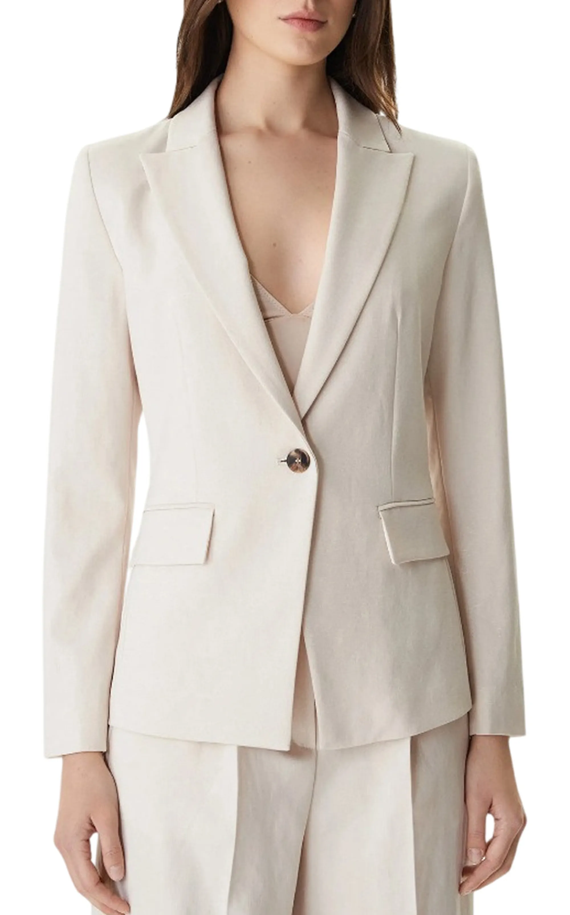 Linea Emme Marella B'Emmslogan1 Jacket ' Ecru 2615041211 177311