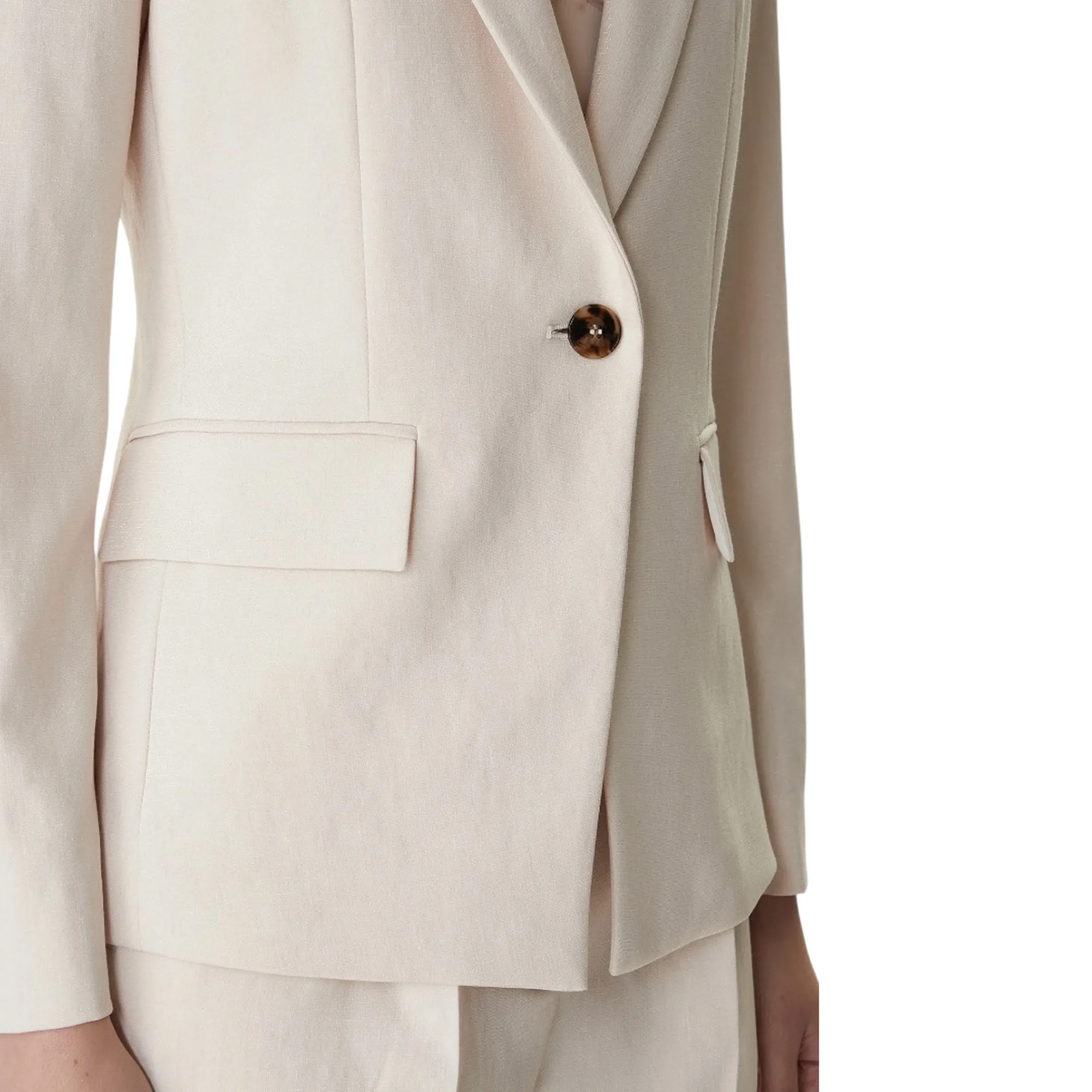 Linea Emme Marella B'Emmslogan1 Jacket ' Ecru 2615041211 177316