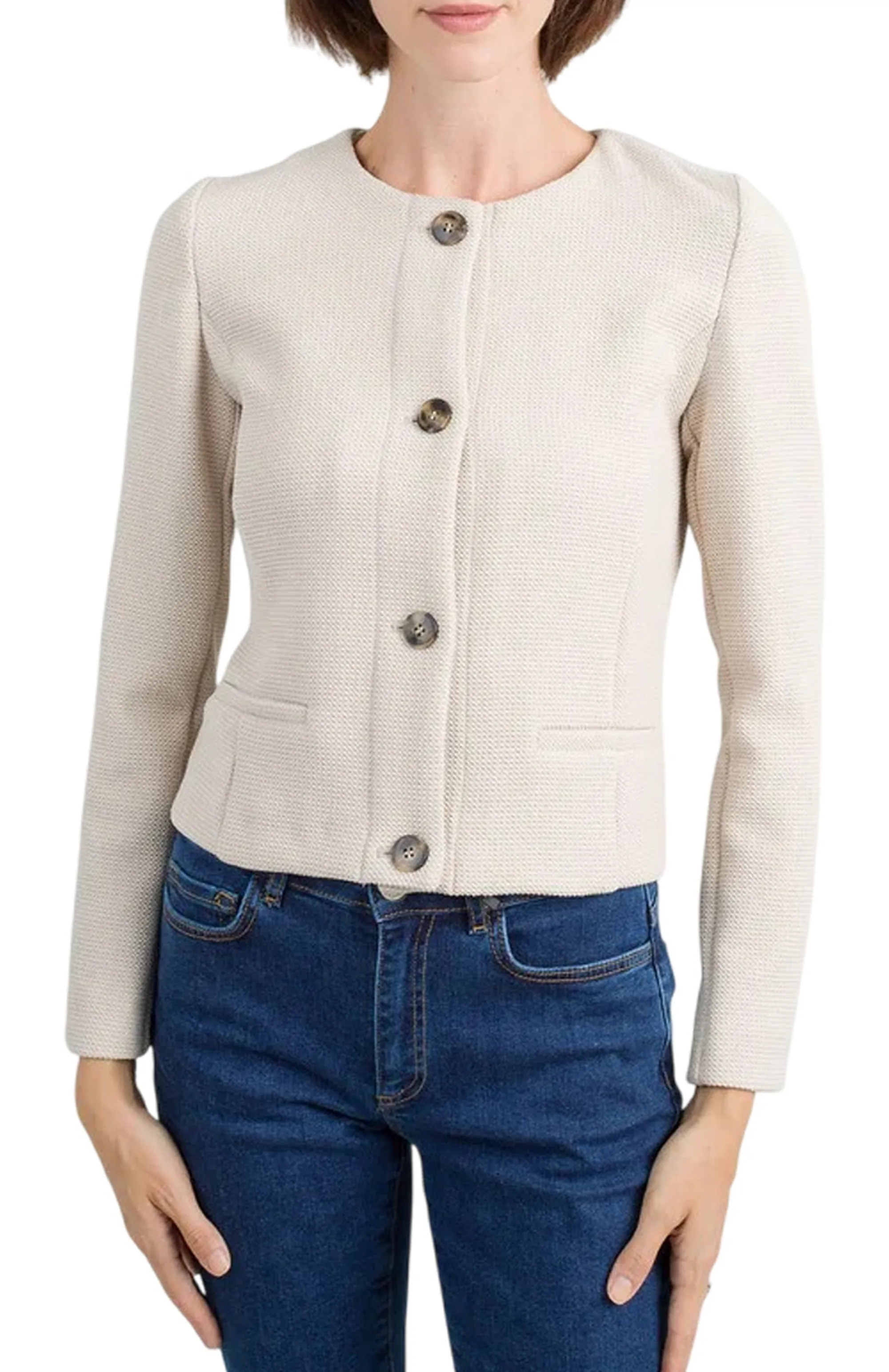 Linea Emme Marella Giacca Vania Beige 2525046041 167915