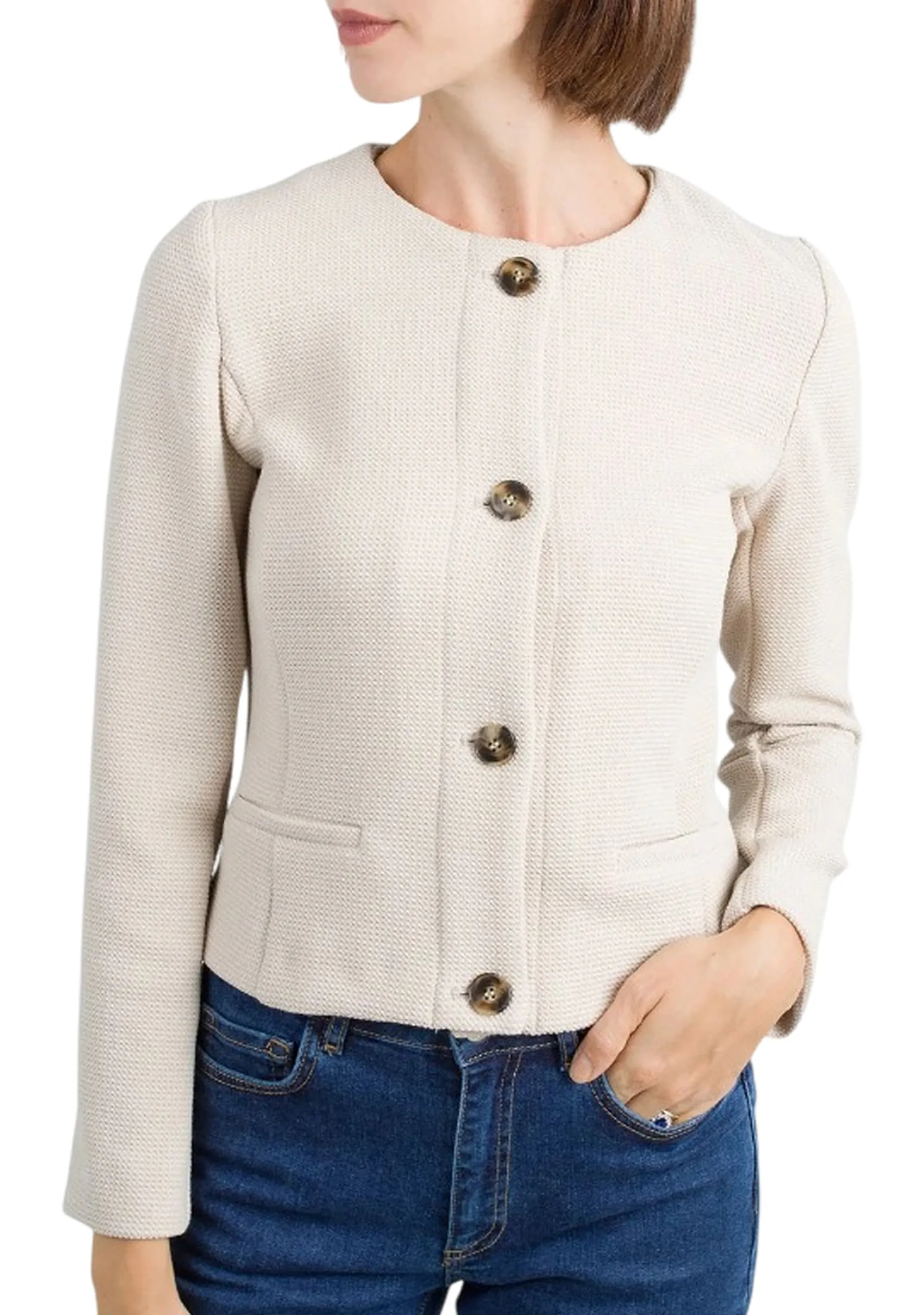 Linea Emme Marella Giacca Vania Beige 2525046041 167916