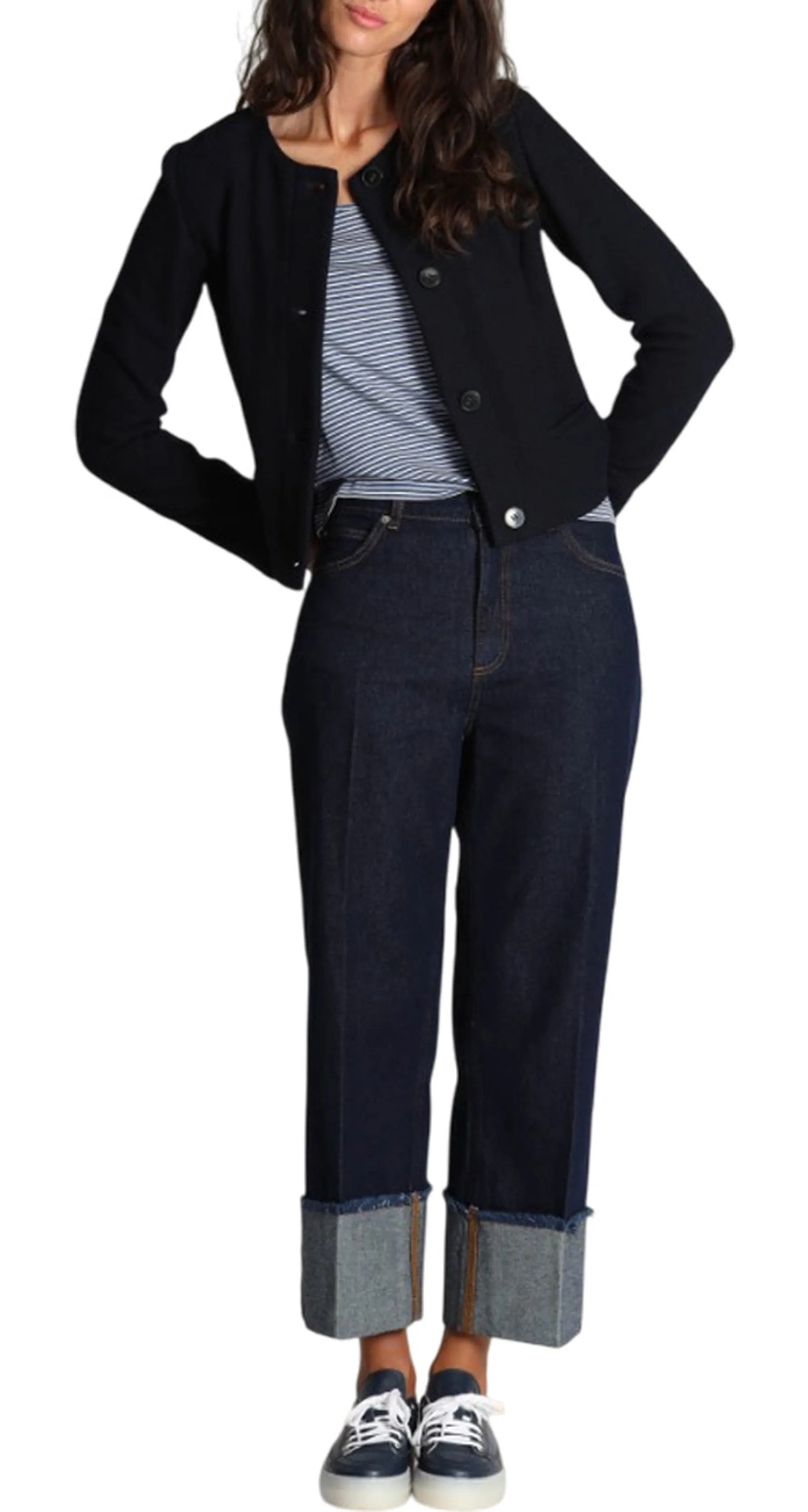 Linea Emme Marella Giacca Vania Navy 2525046041 167917