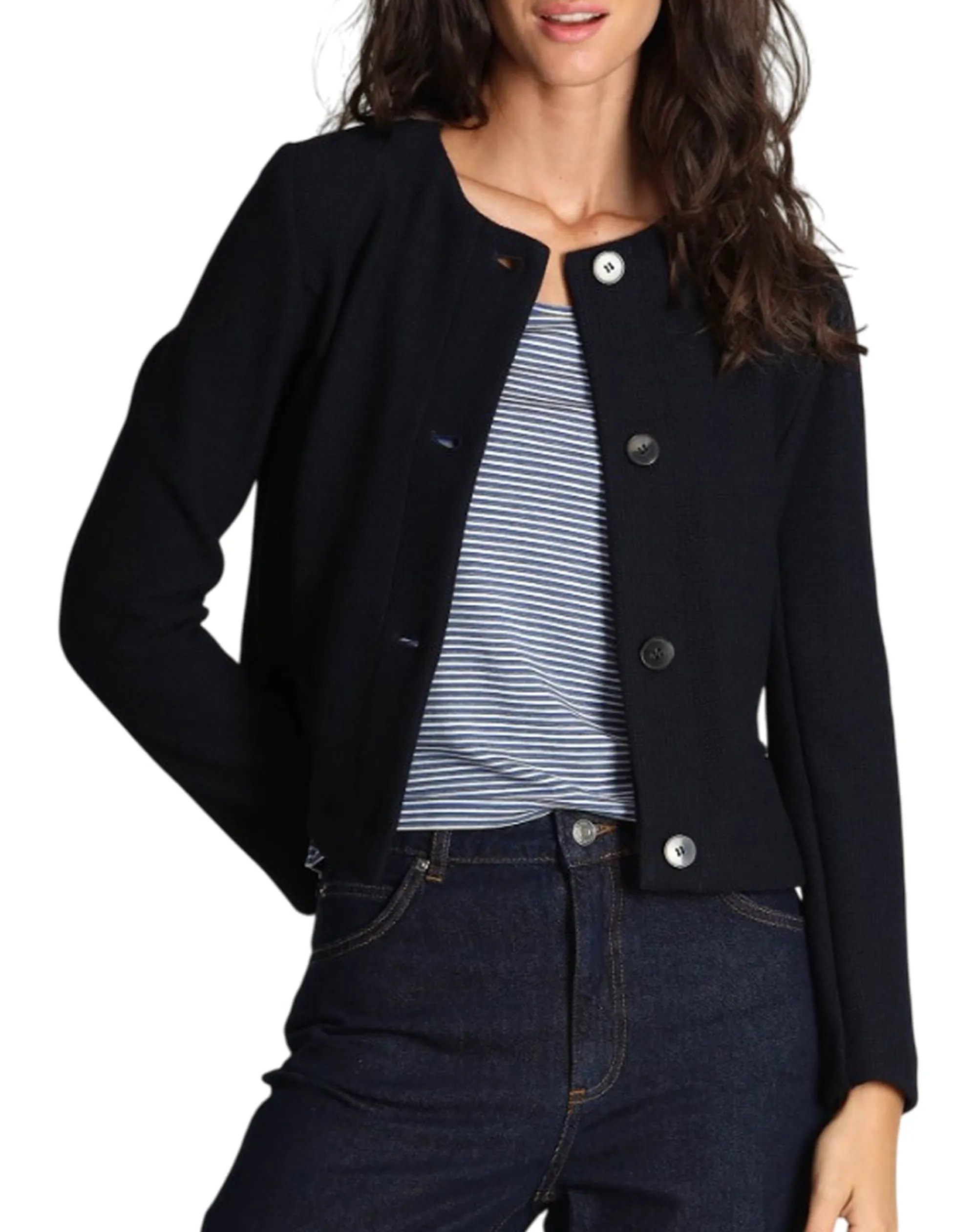 Linea Emme Marella Giacca Vania Navy 2525046041 167921