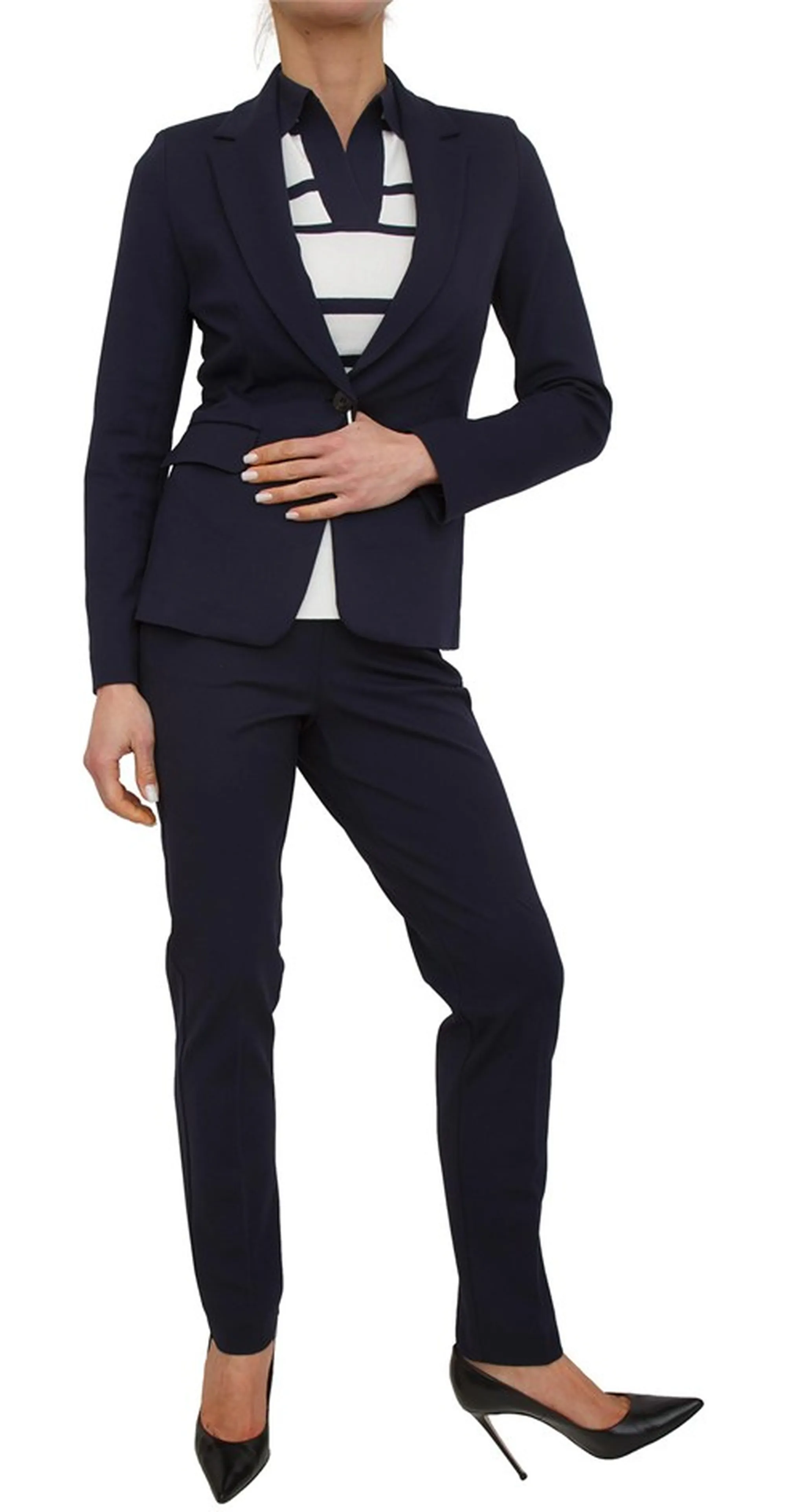 Linea Emme Marella Pant Emmchinos Blu 2615781041 175181