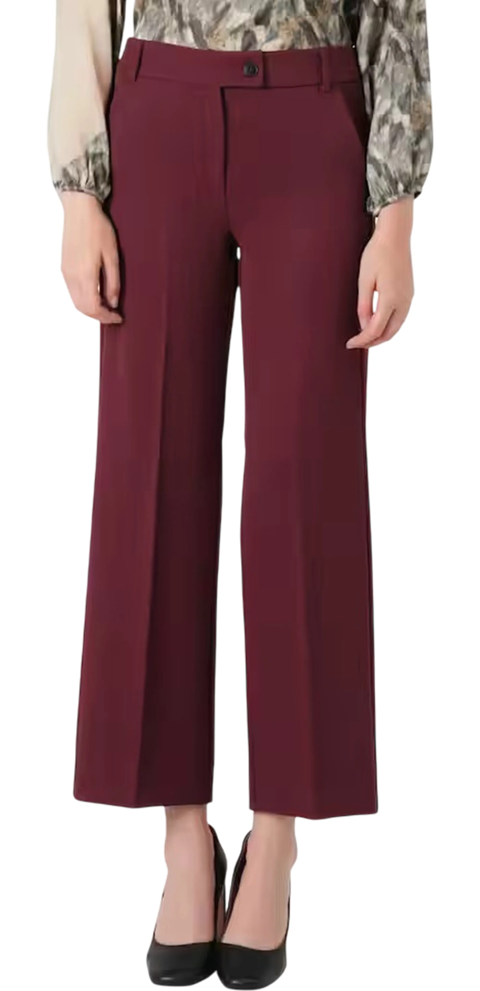 Linea Emme Marella B'Epheb Pants ' Bordeaux 2525136091 167061