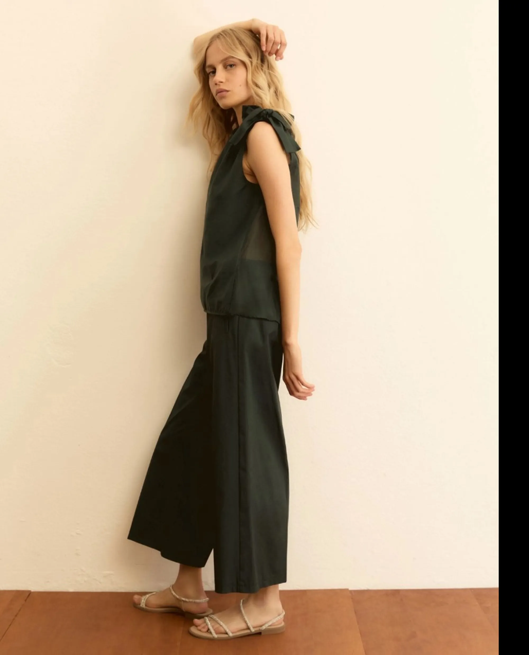 Linea Emme Marella Pantalone Emmdischi Verde Scuro 2615131062 175261