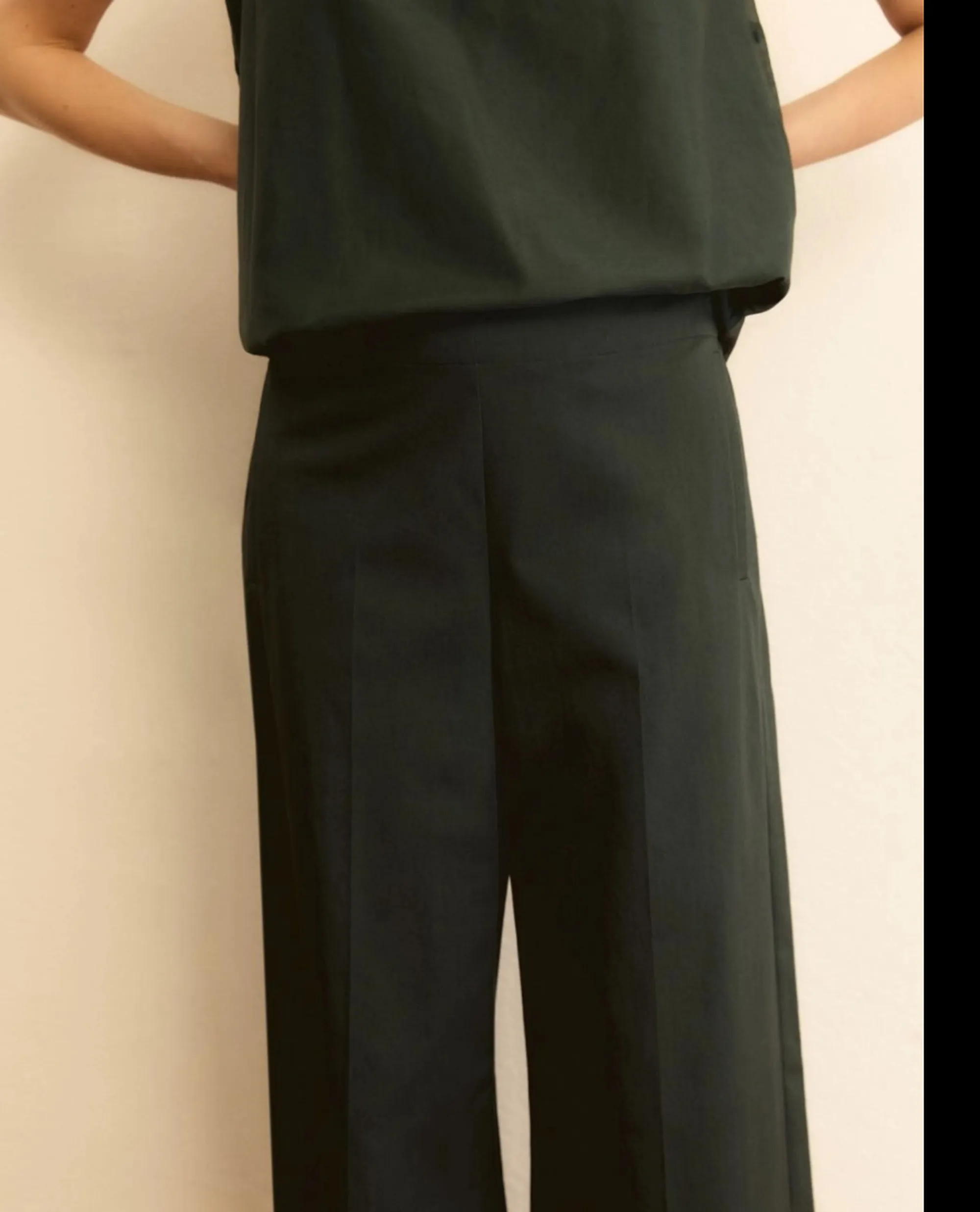 Linea Emme Marella Pantalone Emmdischi Verde Scuro 2615131062 175262