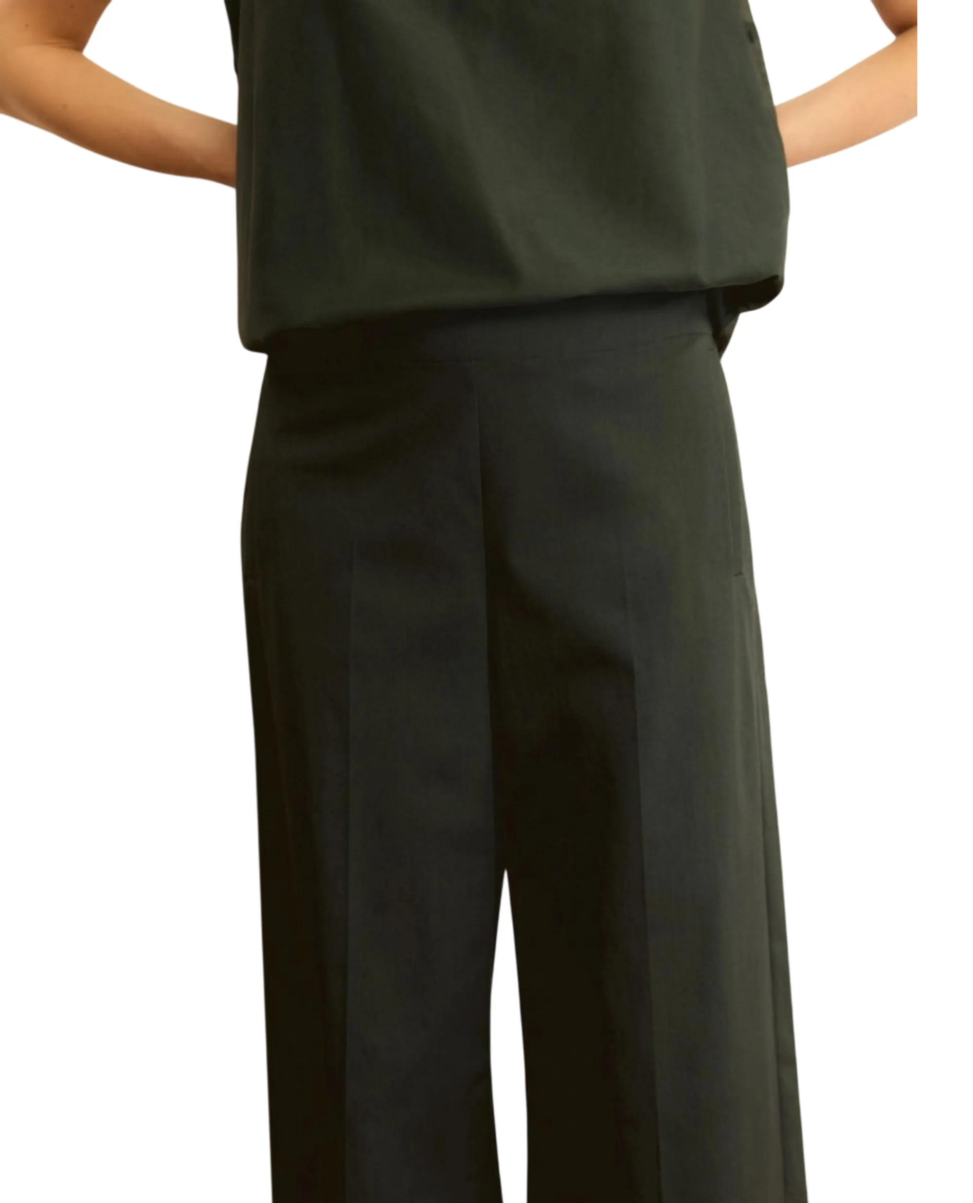 Linea Emme Marella B'Emmdischi Pants ' Dark Green 2615131062 175905