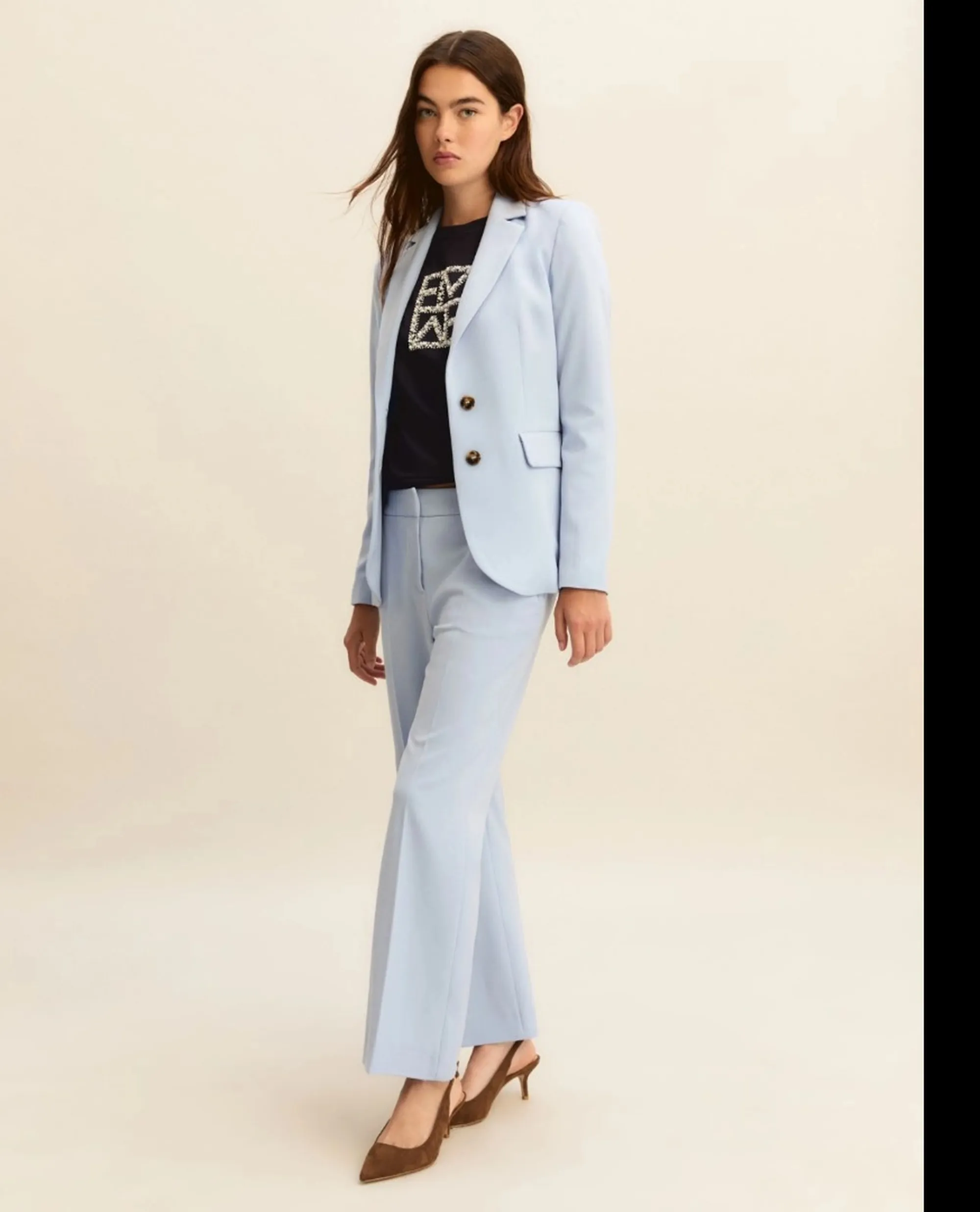 Linea Emme Marella Pantalone Emmfarnese2 Azzurro 2615131341 175114