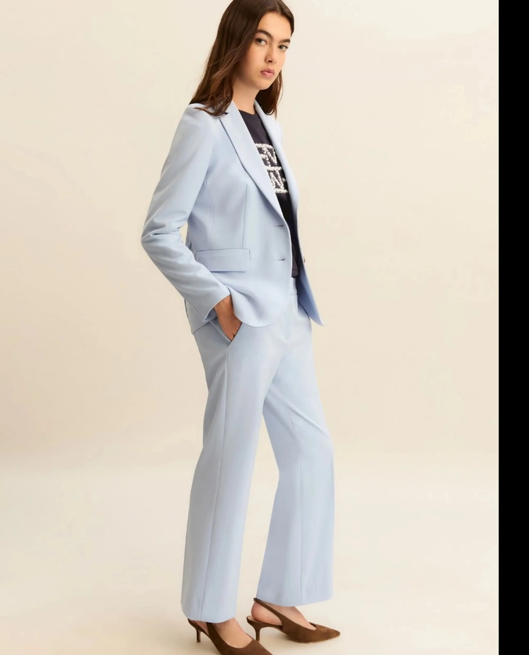 Linea Emme Marella Pantalone Emmfarnese2 Azzurro 2615131341 175117