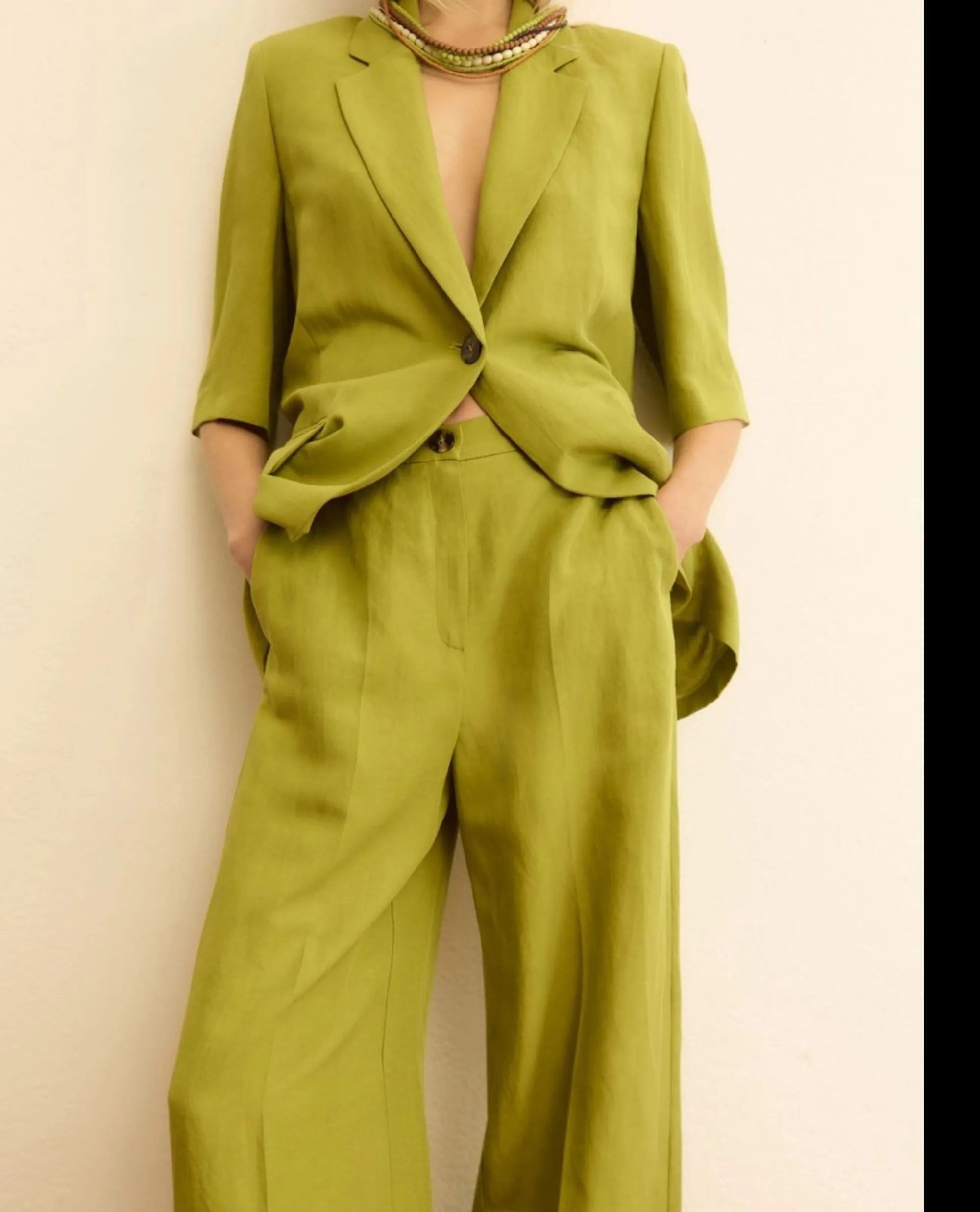 Linea Emme Marella Pantalone Emmpera Verde 2615131102 182370