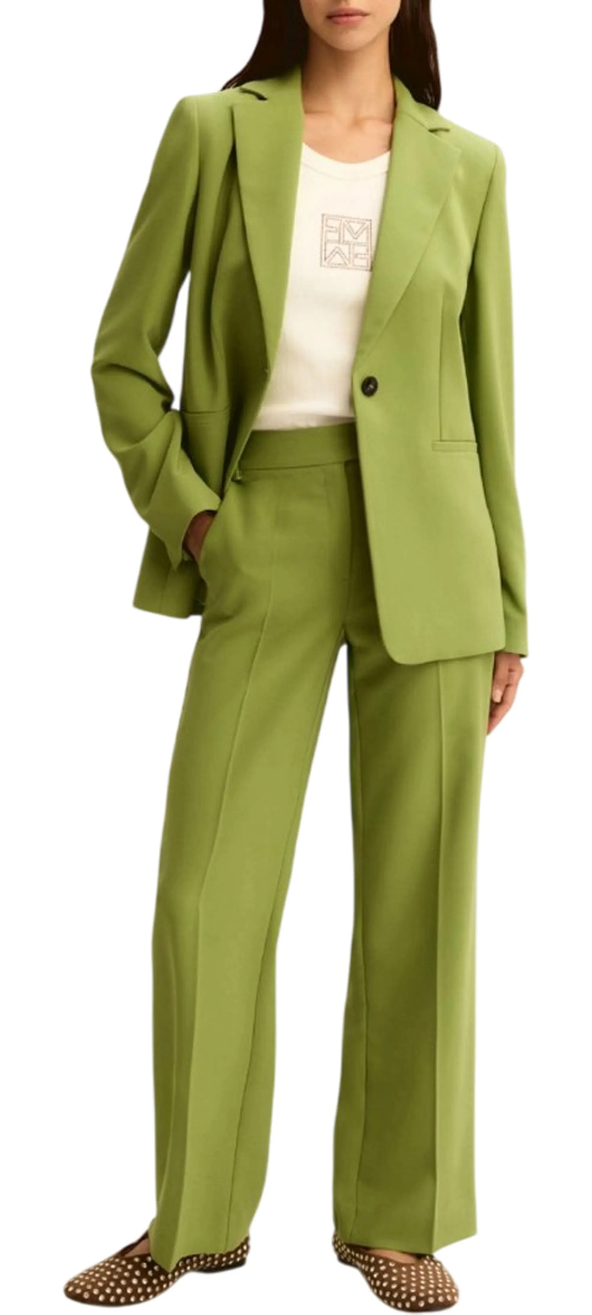 Linea Emme Marella B'Emmromana2 Trousers ' Green Emmromana2 177124