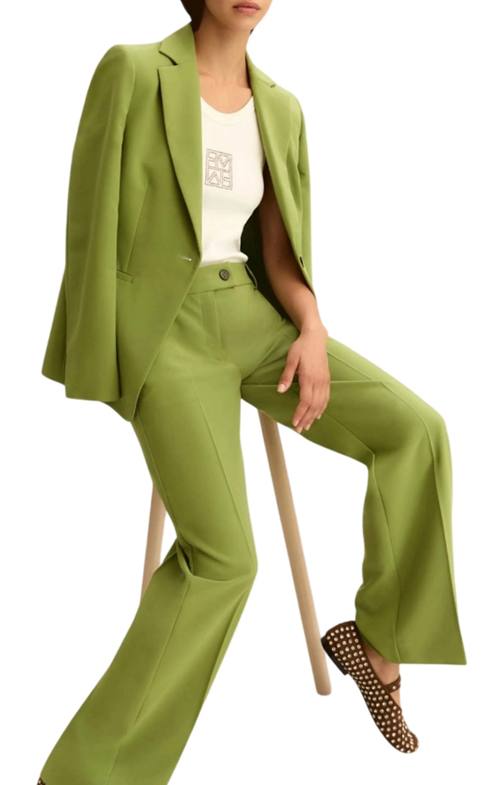 Linea Emme Marella B'Emmromana2 Trousers ' Green Emmromana2 177129