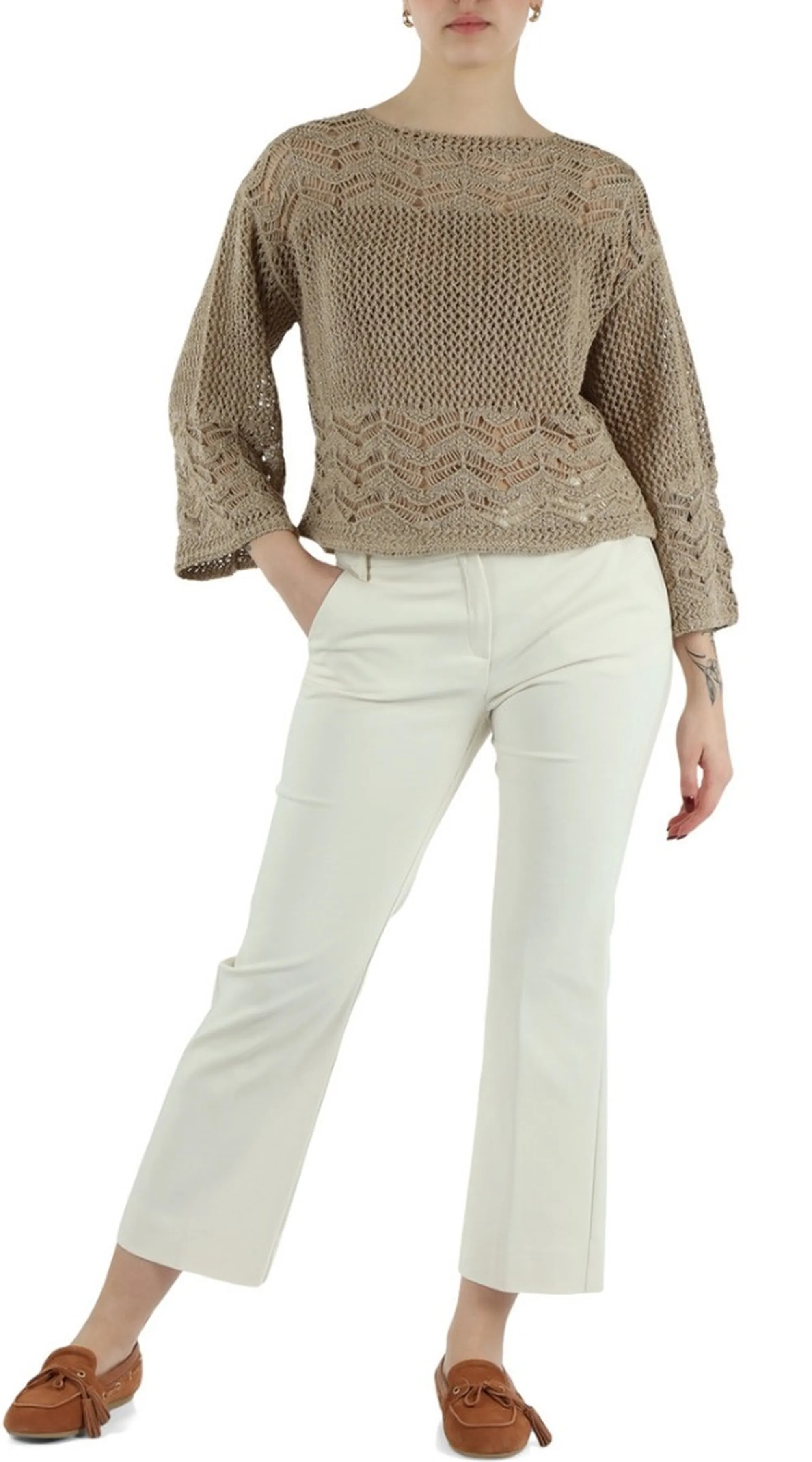 Linea Emme Marella B'Emmrum2 Pants ' White 2615131301 179923