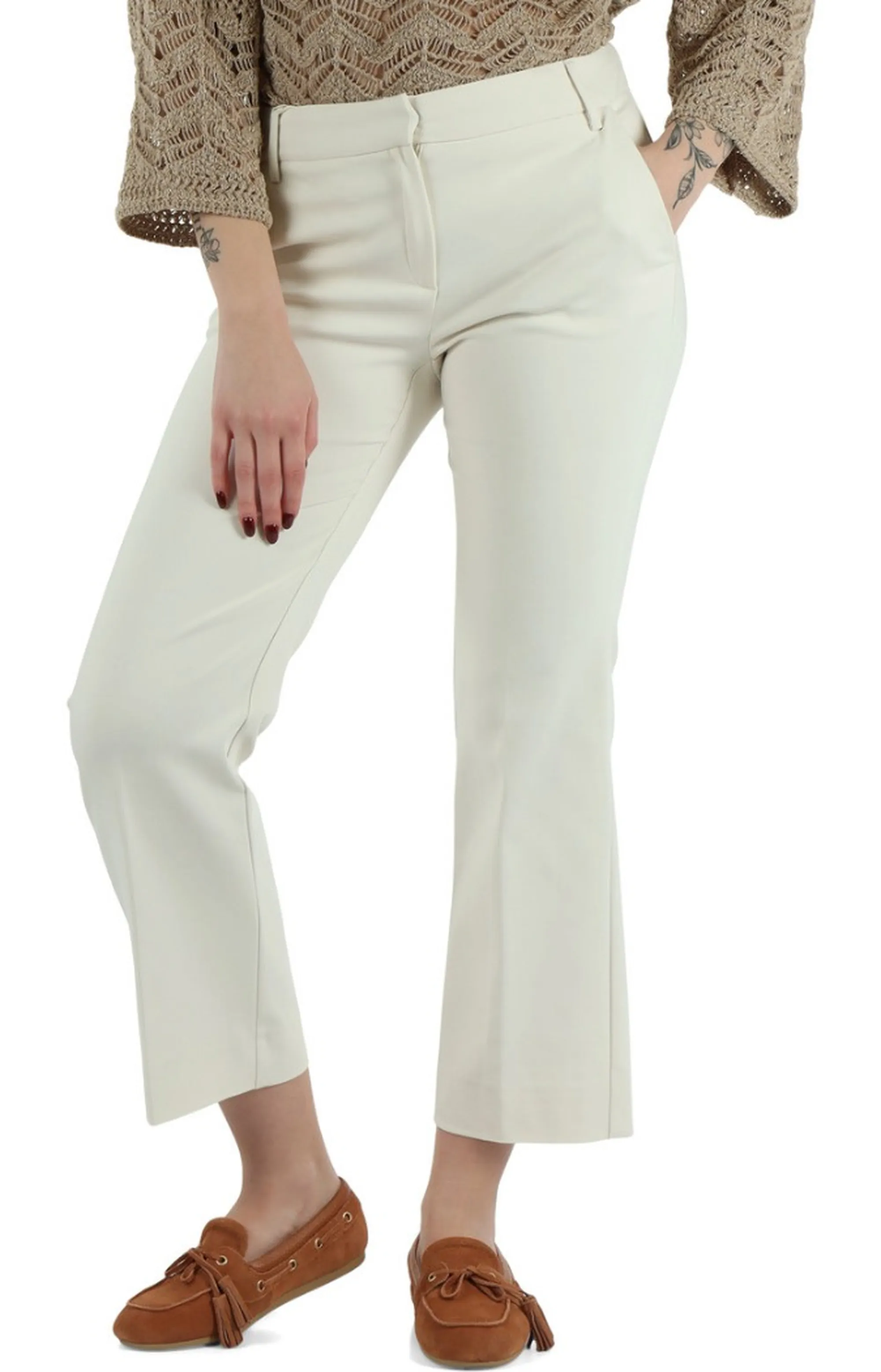Linea Emme Marella B'Emmrum2 Pants ' White 2615131301 179924