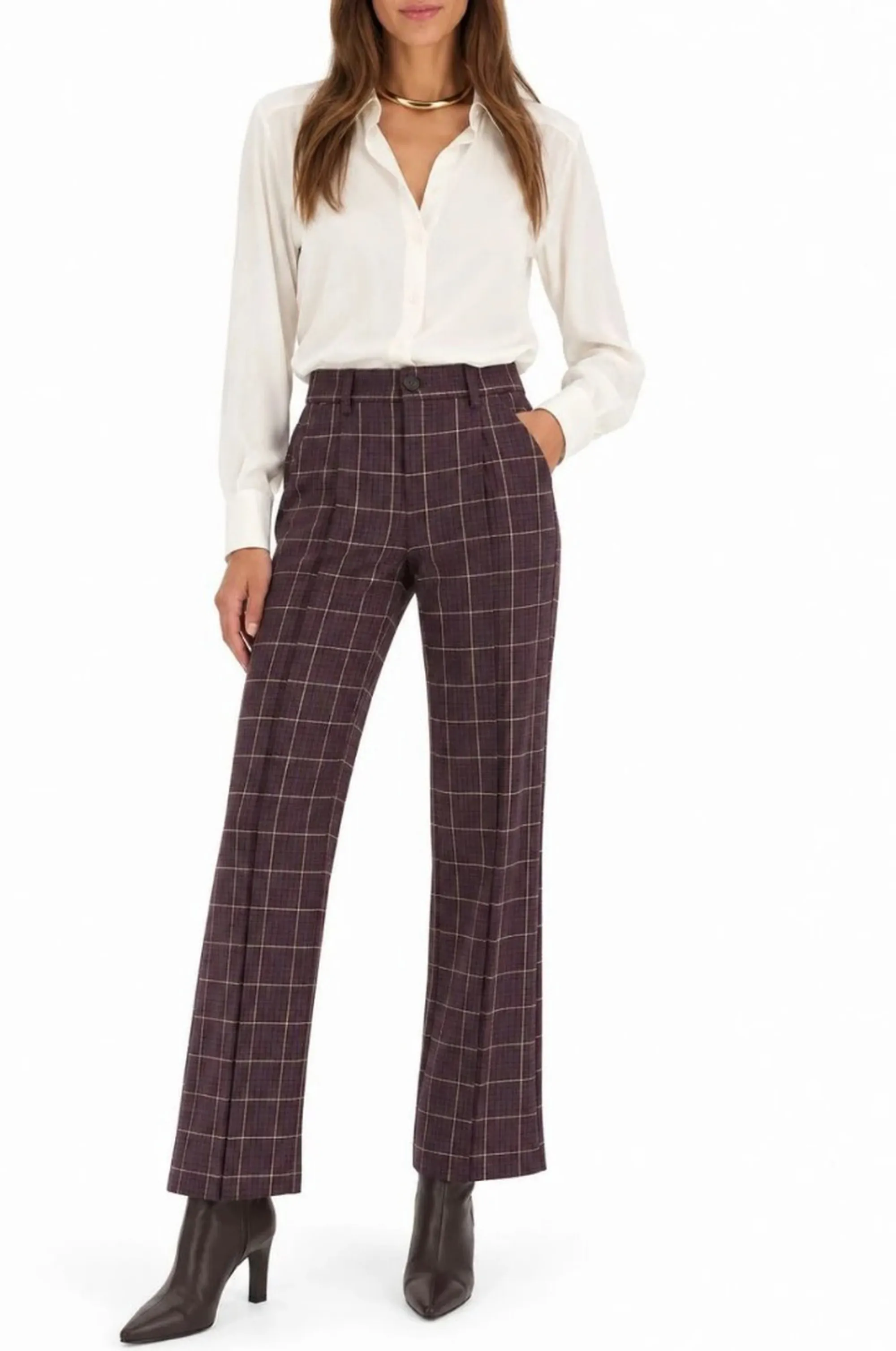 Linea Emme Marella Pantalone Emmsteppa Viola 2625136072 199189