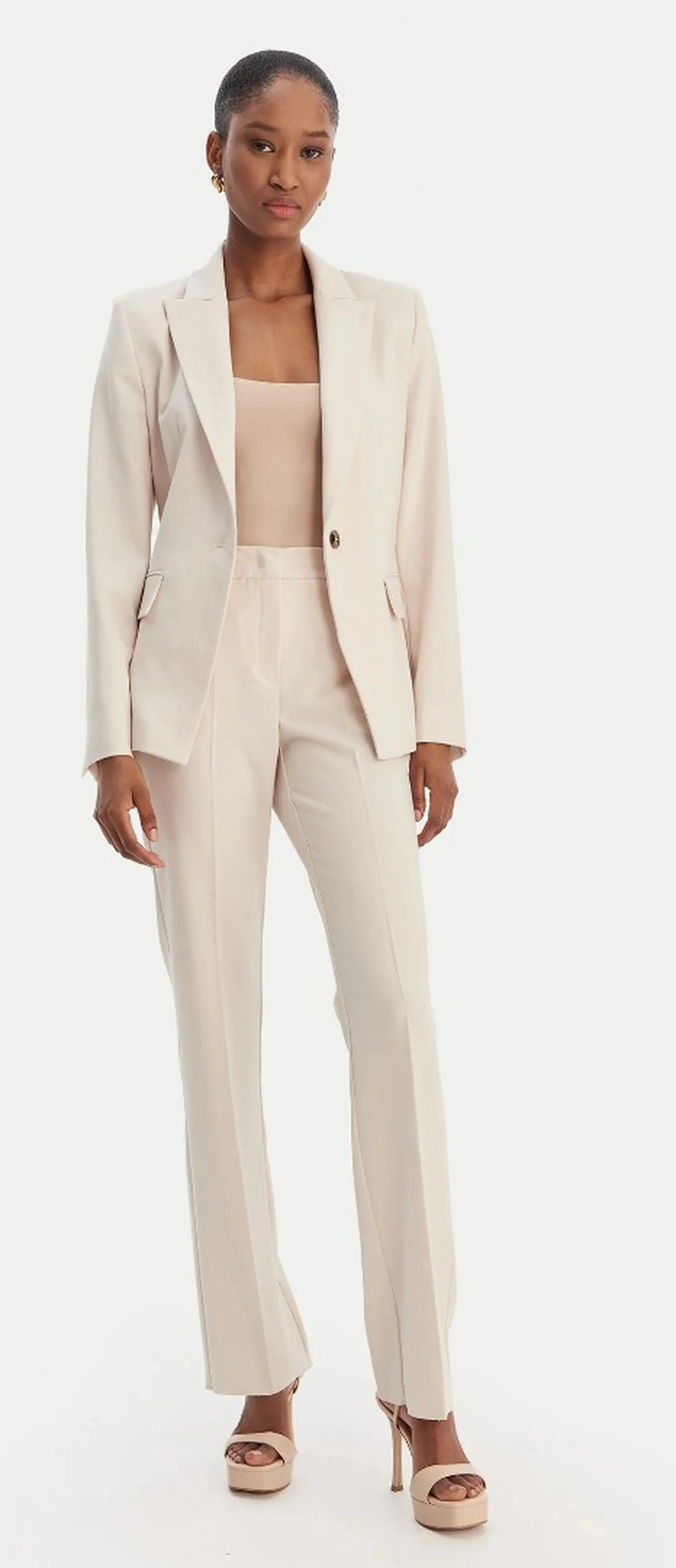 Linea Emme Marella Pantalone Emmtrofeo Ecru 2615131081 175034