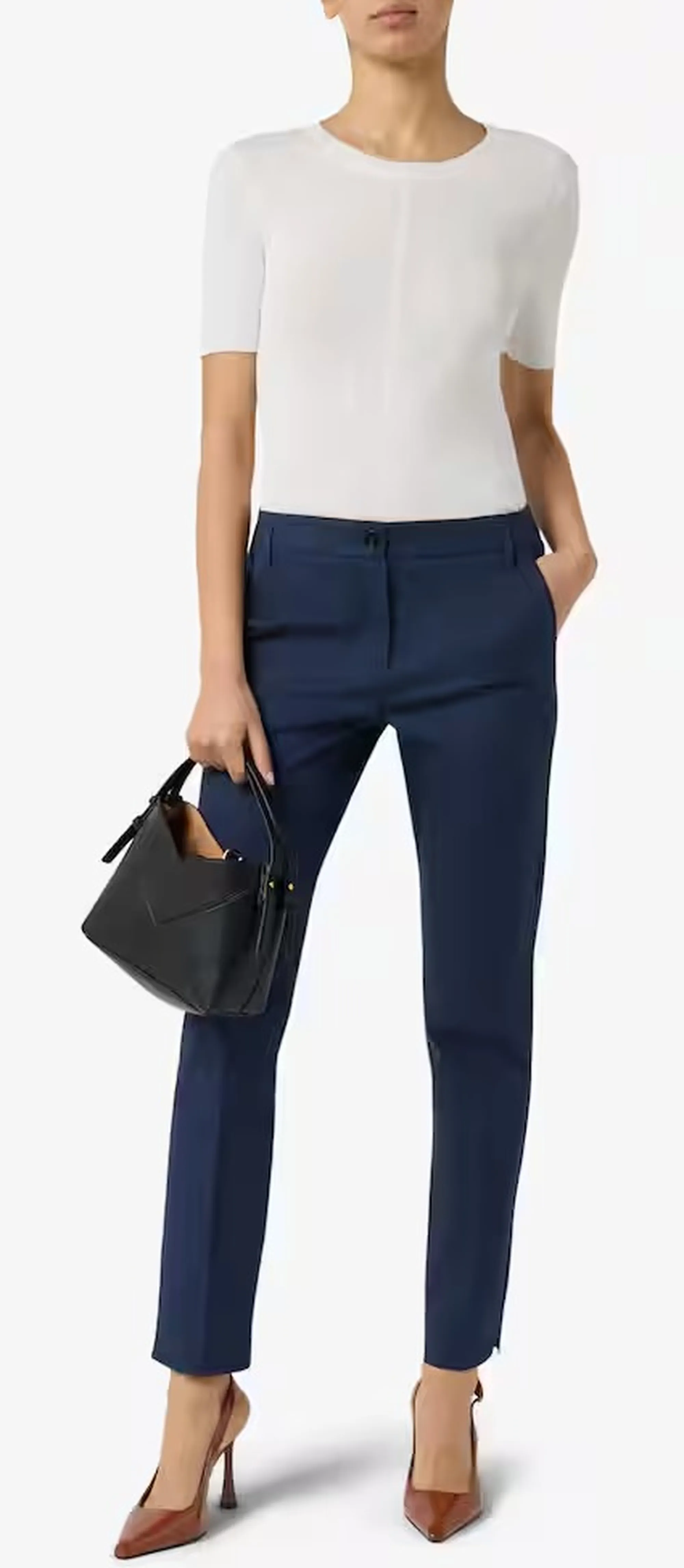 Linea Emme Marella Pantalone Emmtunica Blu 2615131052 182350