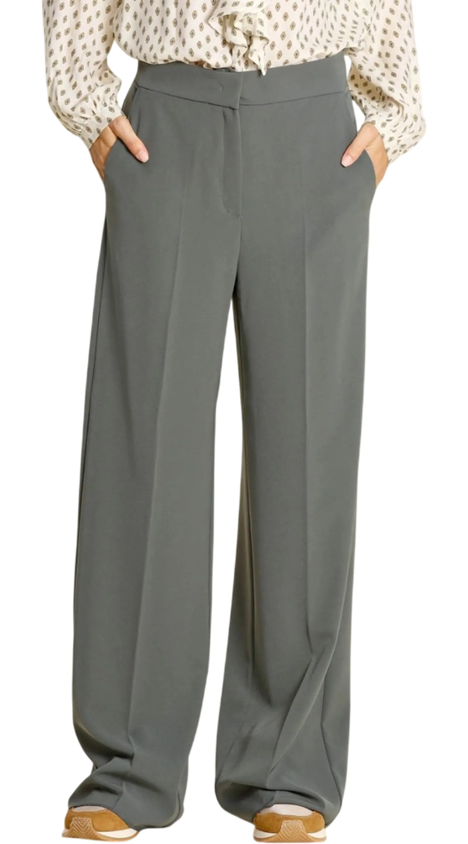 Linea Emme Marella Pantalone Emmvoliera2 Verde Bosco 2625136251 199240