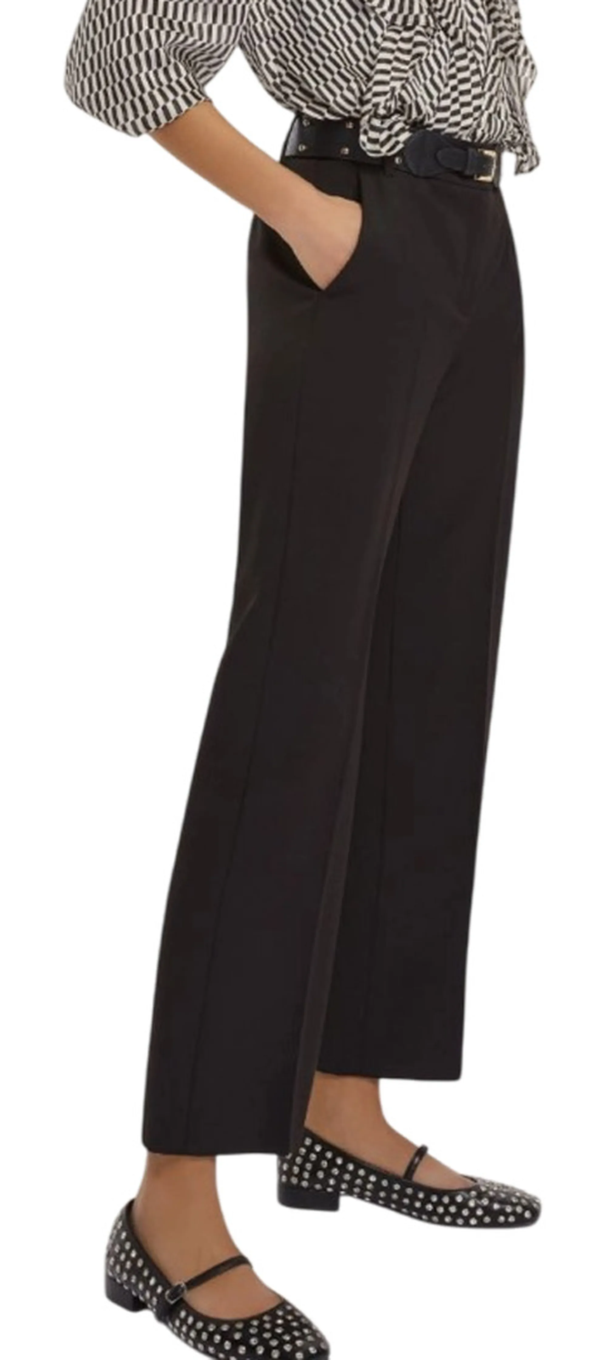 Linea Emme Marella Pantalone Nume2 Nero 2525136251 163623