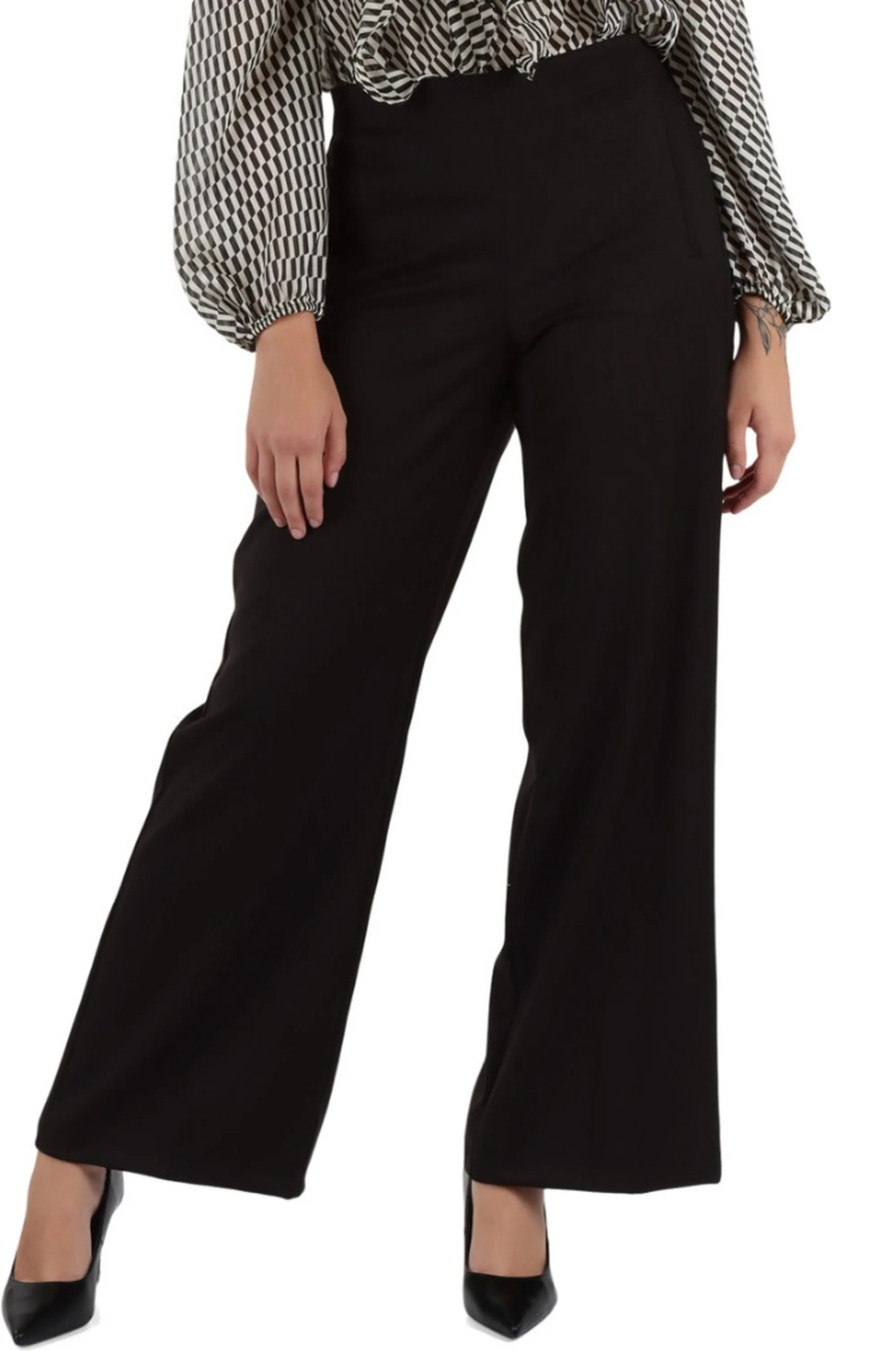 Linea Emme Marella B'Sarago Trousers  ' Black 2525136141 166935