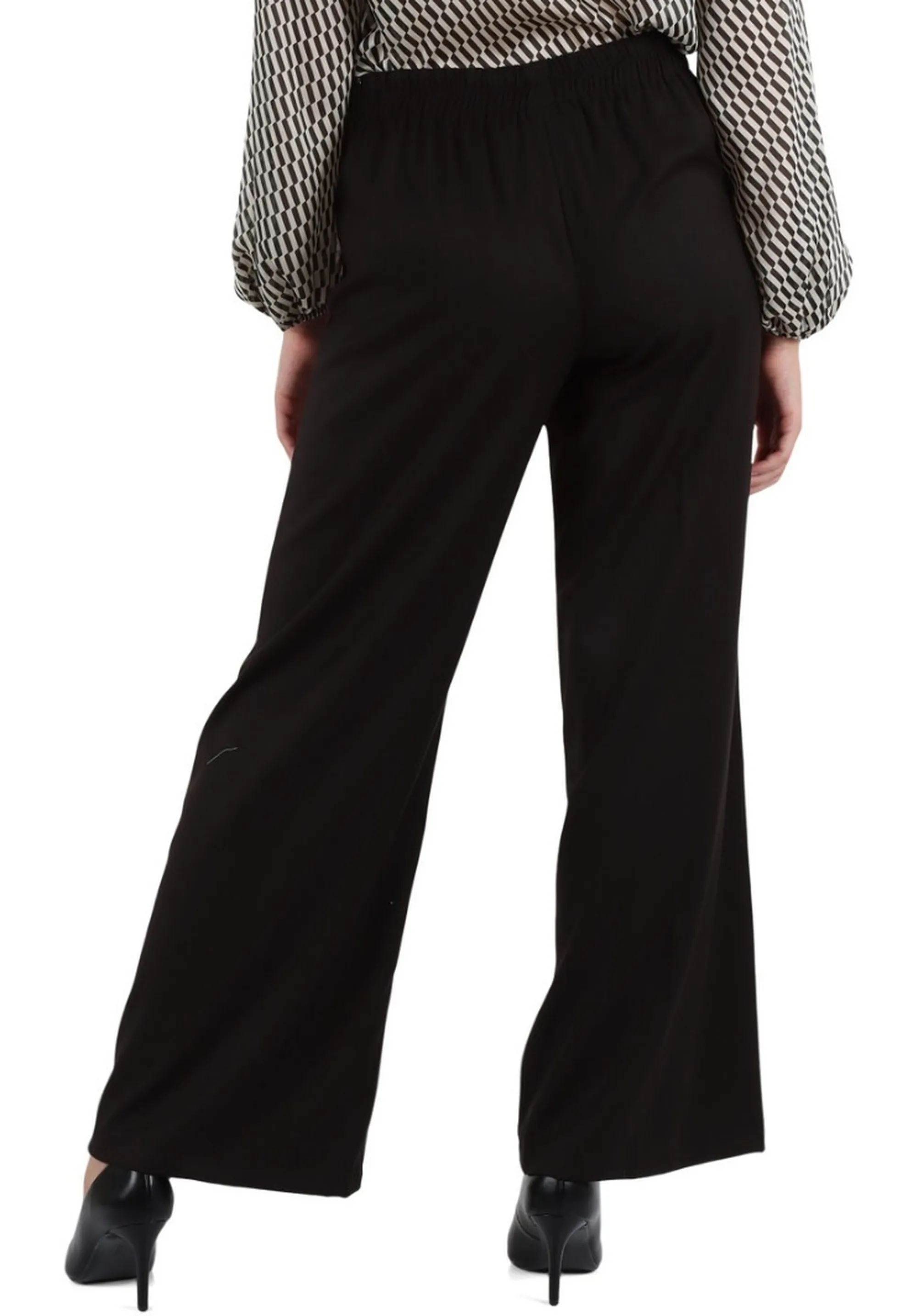 Linea Emme Marella B'Sarago Trousers  ' Black 2525136141 166936