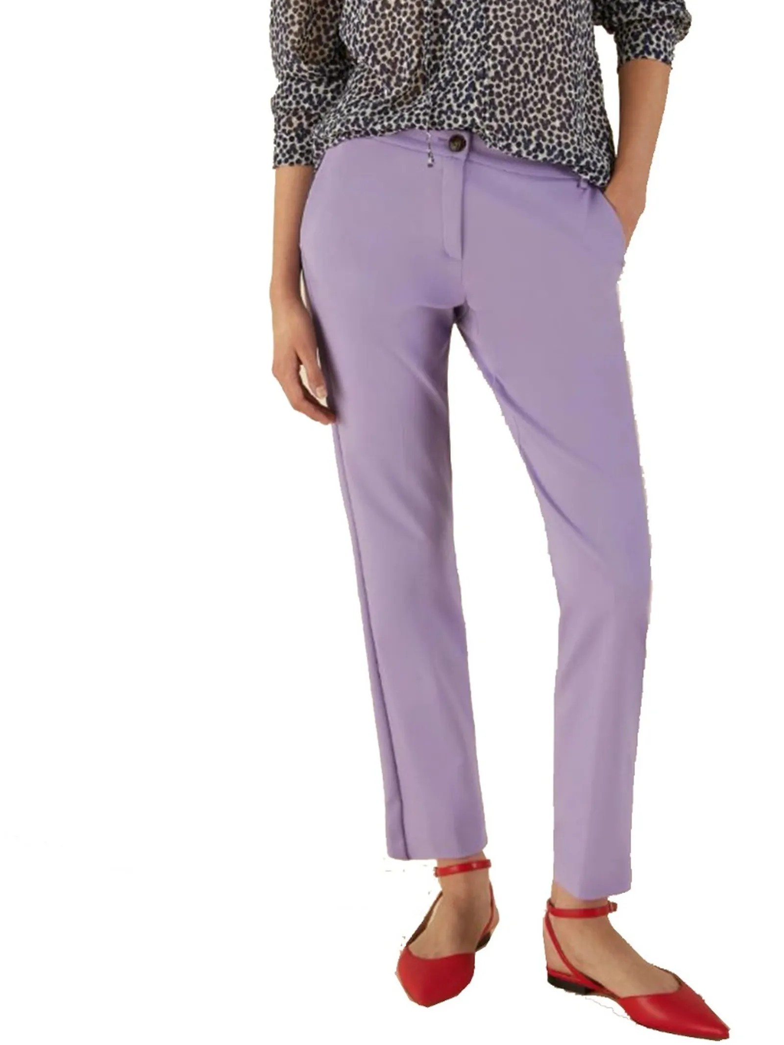 Linea Emme Marella Pantalone Valenza Lilla 23513103 83926