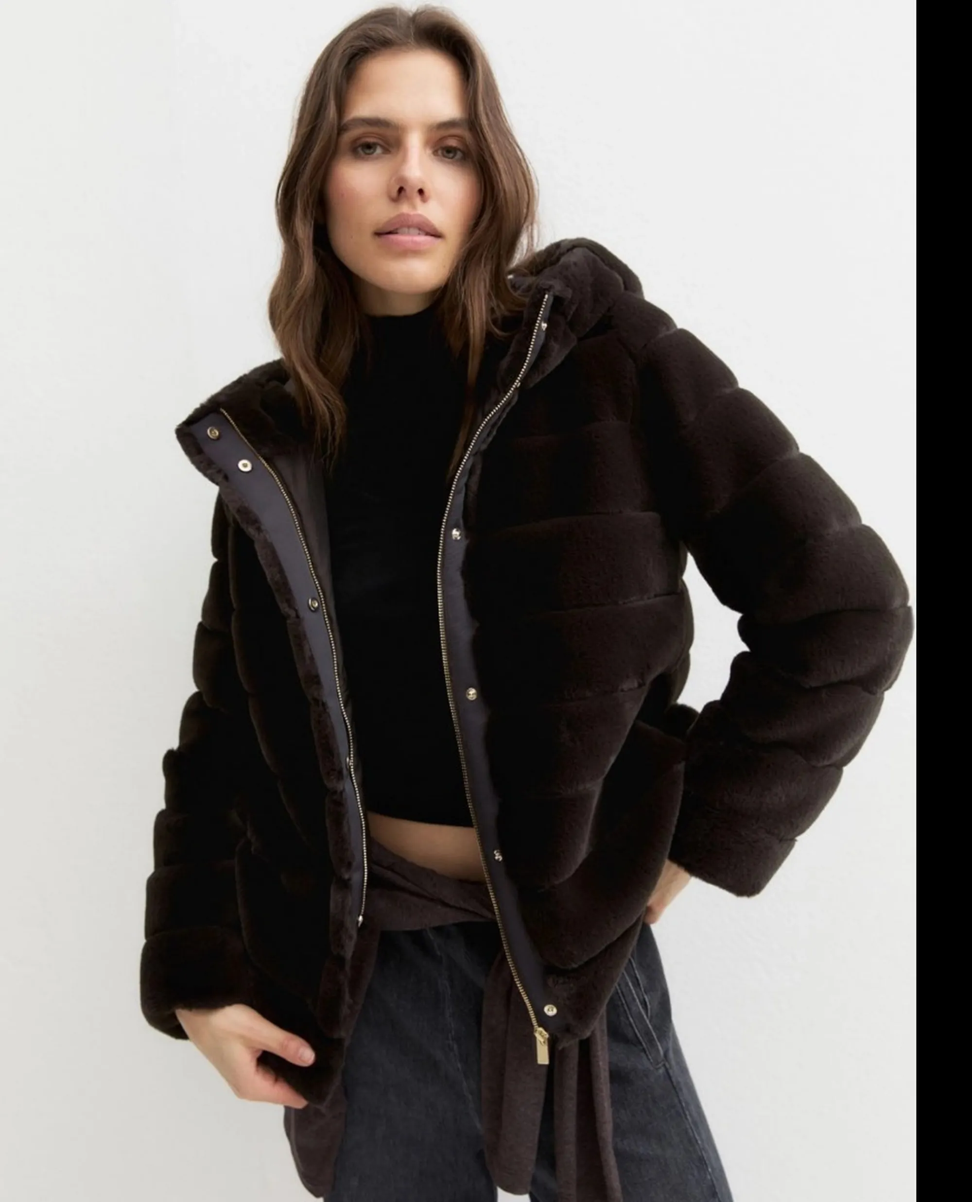Linea Emme Marella B'Emmpedale Fur Coat ' Gun Barrel 2625456082 198367