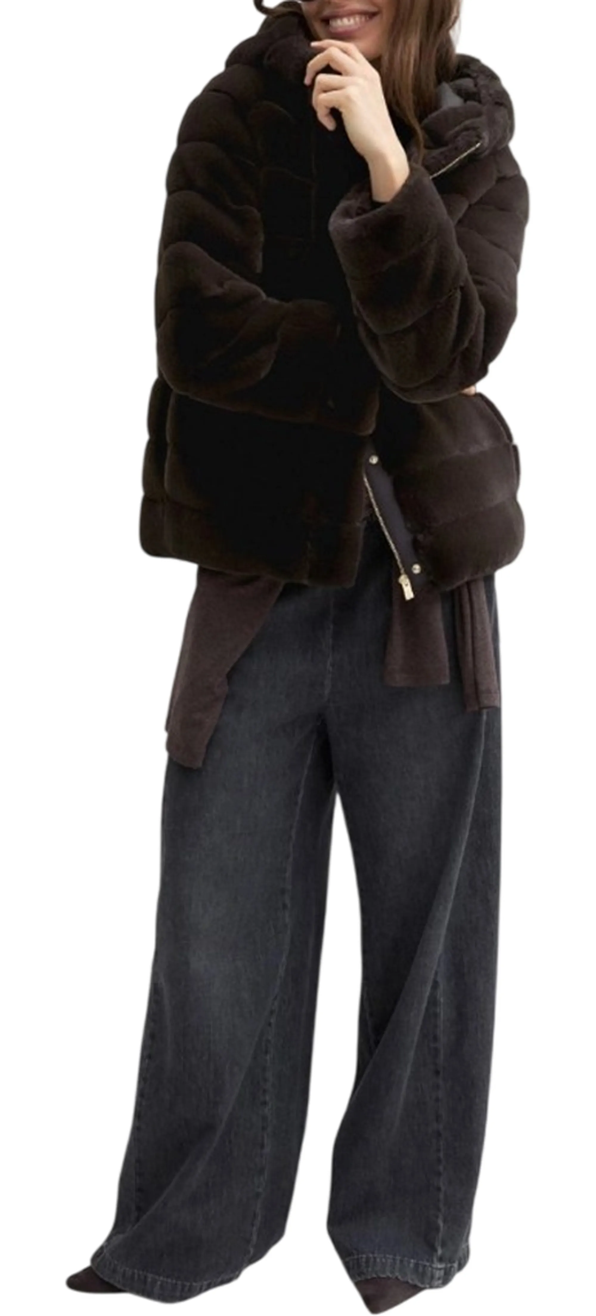 Linea Emme Marella B'Emmpedale Fur Coat ' Gun Barrel 2625456082 199177