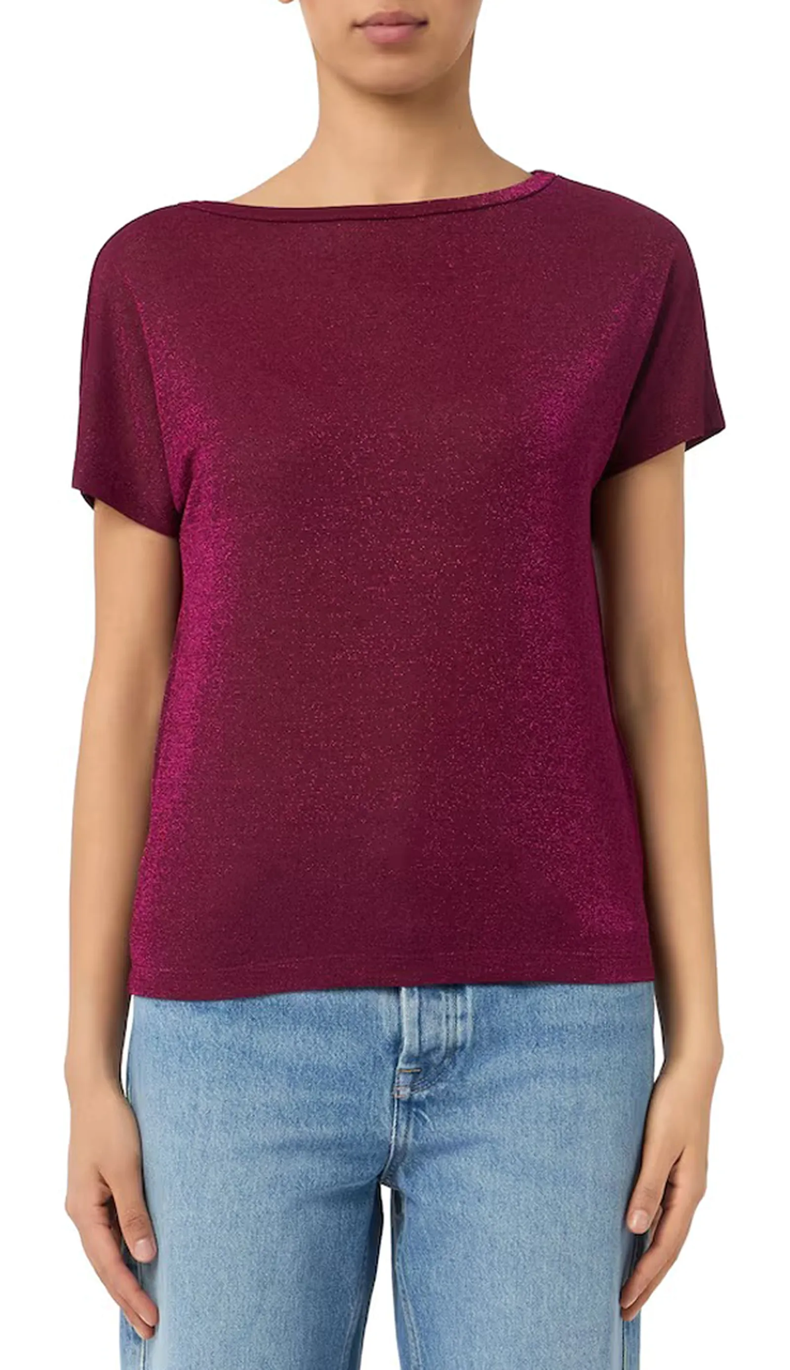 Linea Emme Marella T-Shirt Emmaccorta Ciclamino 2615971052 182304