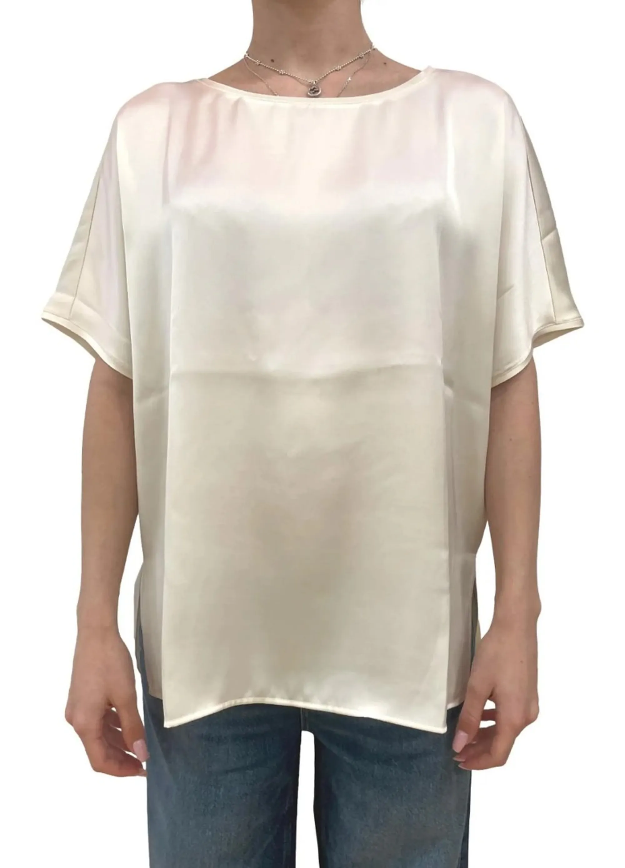 Linea Emme Marella T-Shirt Emmranghi Bianco 2615111182 182468