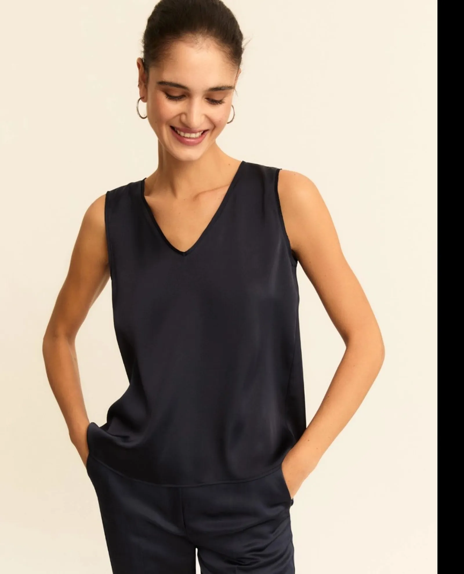 Linea Emme Marella Top Emmcottage Blu 2615161032 181444