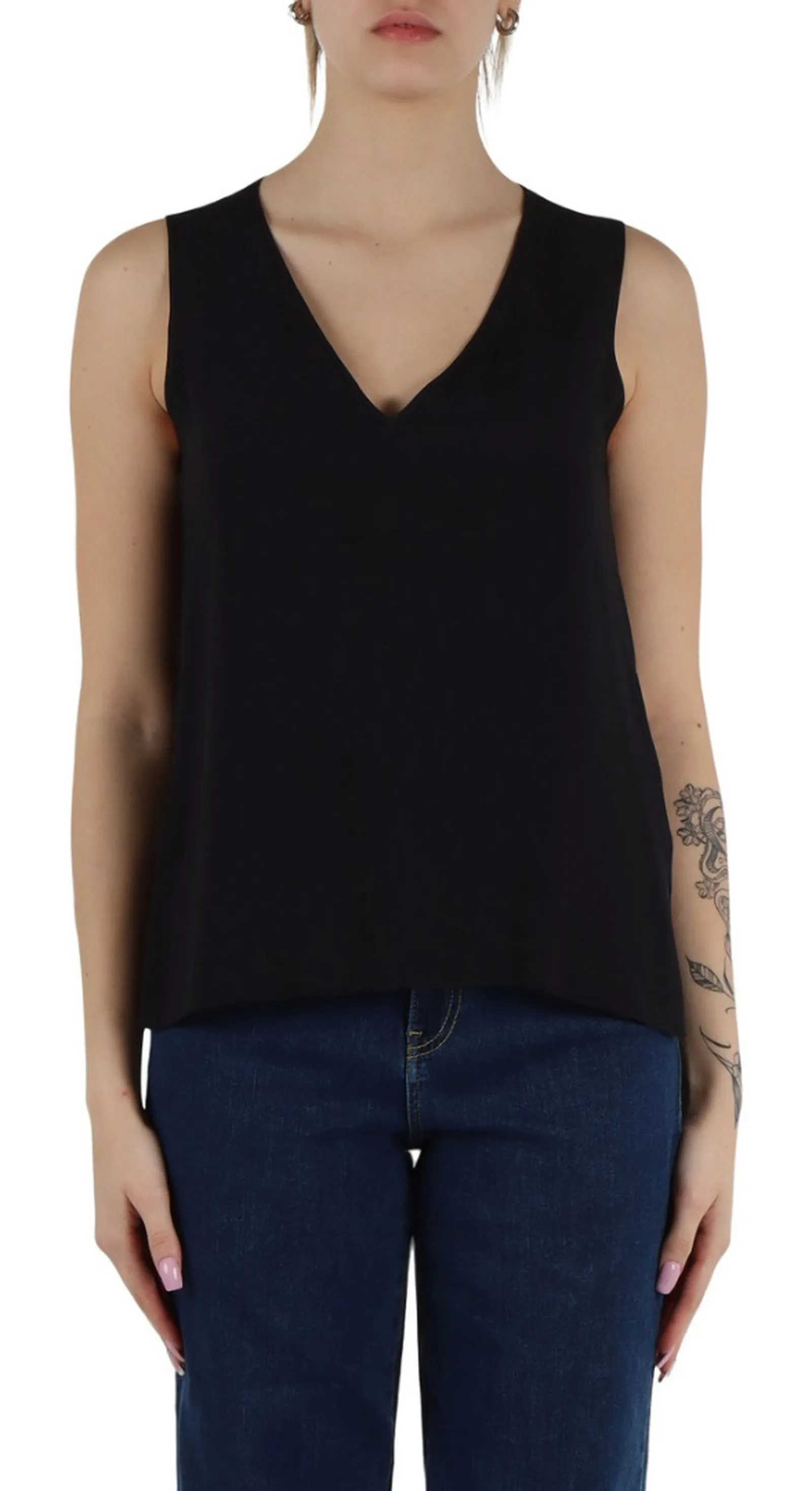 Linea Emme Marella Top Ginnico Nero 15161051 145749