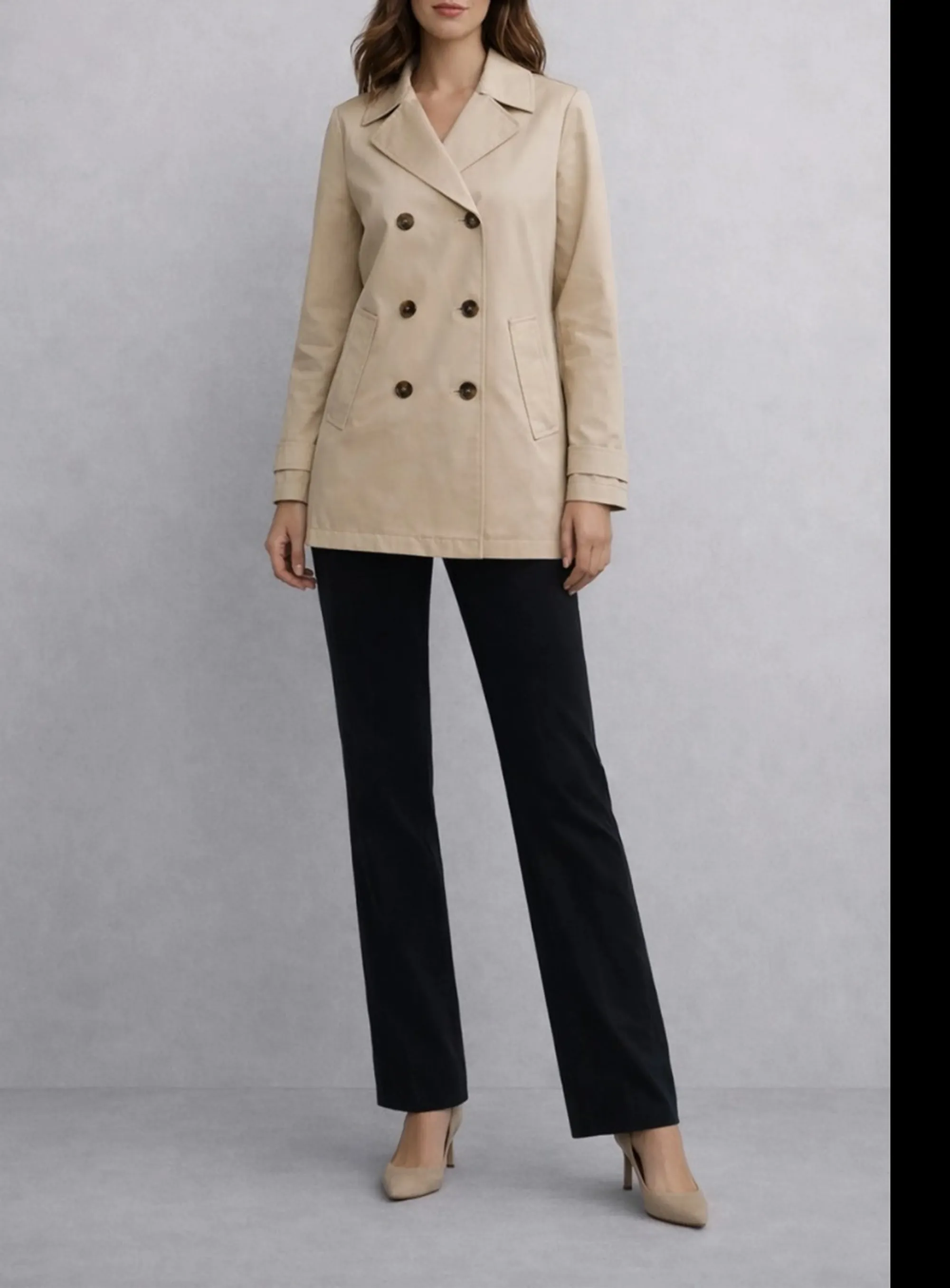 Linea Emme Marella Trench Emmsottile Beige 2615021121 174828