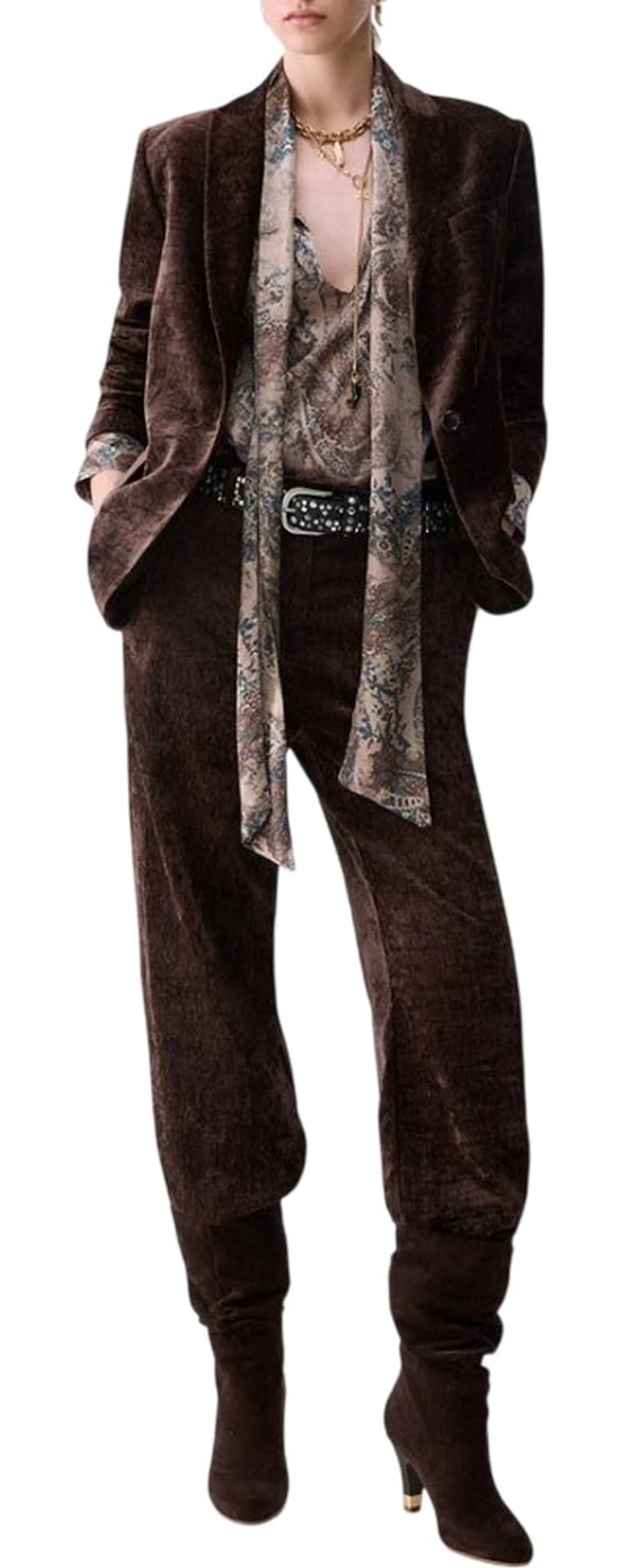 Liu Jo Jeans B'Jacket ' Brown Wf6305T737A 198734